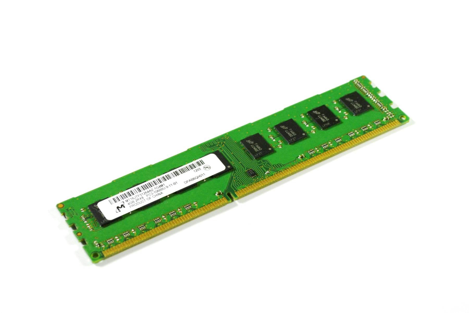 Micron Mt16Jtf51264Az 1G4H1 4Gb Pc3 10600U Ddr3 1333 Non Ecc Unbuffered Memory