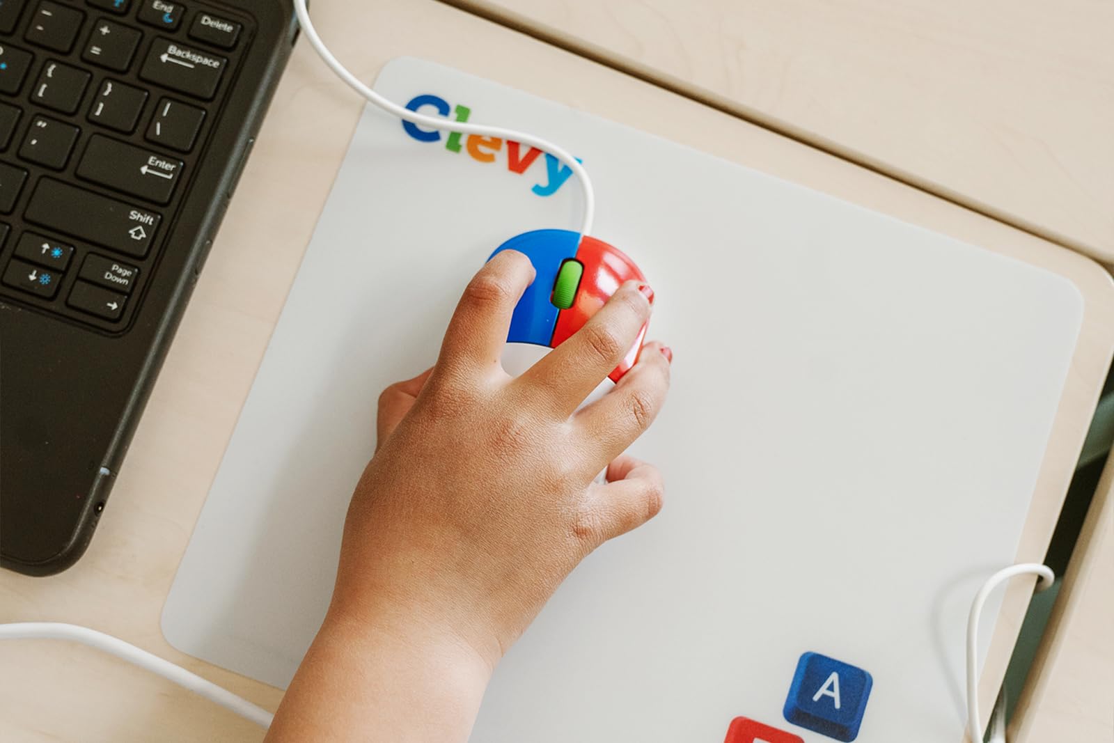 Clevy Kids Mouse   Colorful Ergonomic Usb Computer And Laptop Kids Mouse For School And Home Computer Use   Wired Children Friendly   Compatible With Windows, Macos, Chromebook