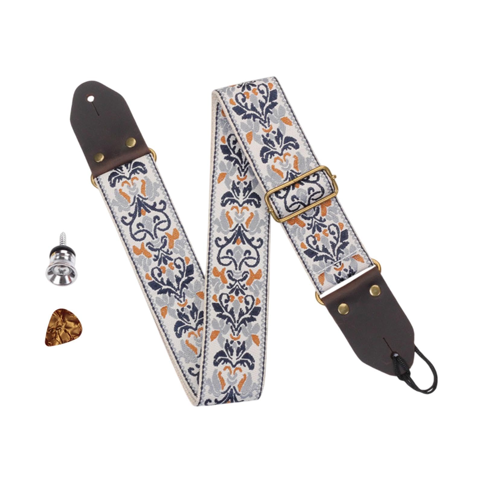 Merishopp Guitar Strap Bass Guitar Strap for Classical Guitar Mandolin Acoustic Guitar grey | Musical Instruments & Gear | Guita