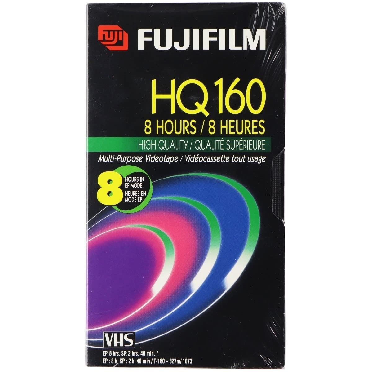 Fuji 23021161 Standard Grade Vhs Video Tape (8 Hrs.)