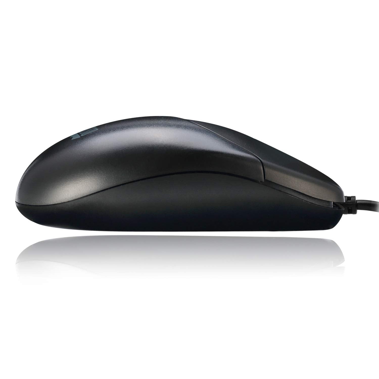 ADESSO iMouse M6C-TAA USB Type-C Full Size Mouse, Black, 1.6" x 2.4" x 4.5", TAA Certified, Plastic