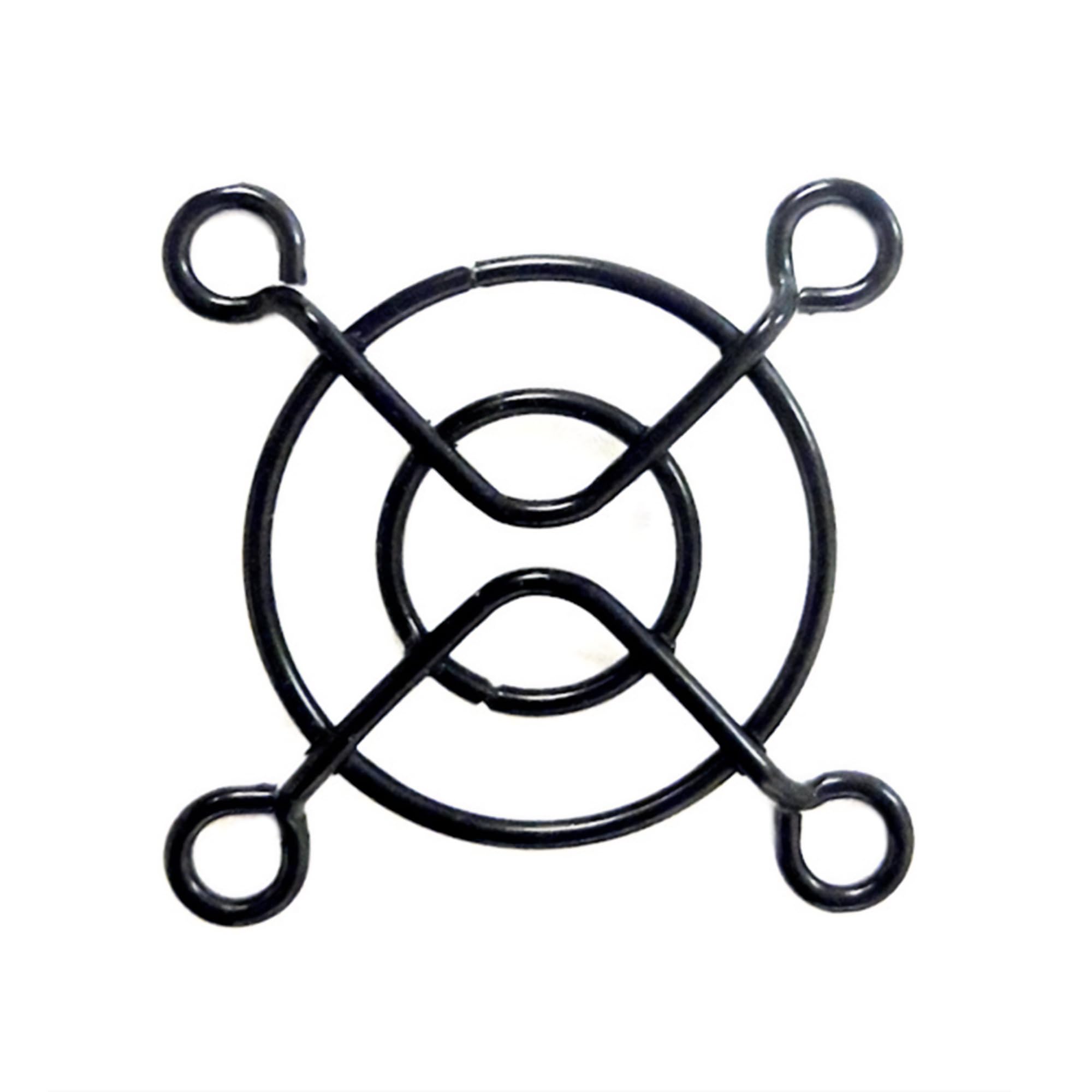 40Mm Black Fan Grill (4 Pack)