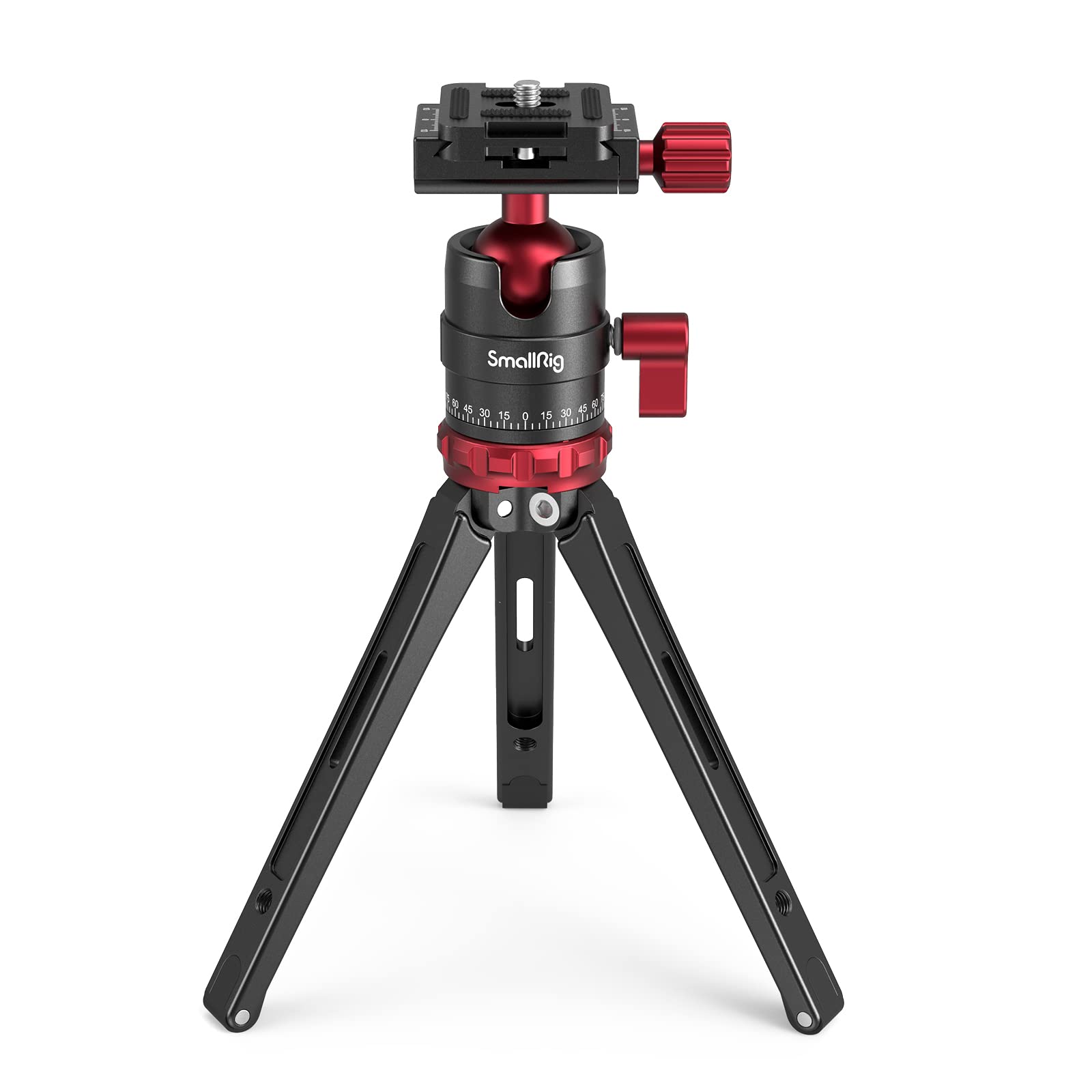 SmallRig Tripod for iPhone Desktop Mini Tripod - Aluminum Alloy 20 inches/ 50 cm with 360 Degree Ball Head, 1/4 inch Quick Shoe 