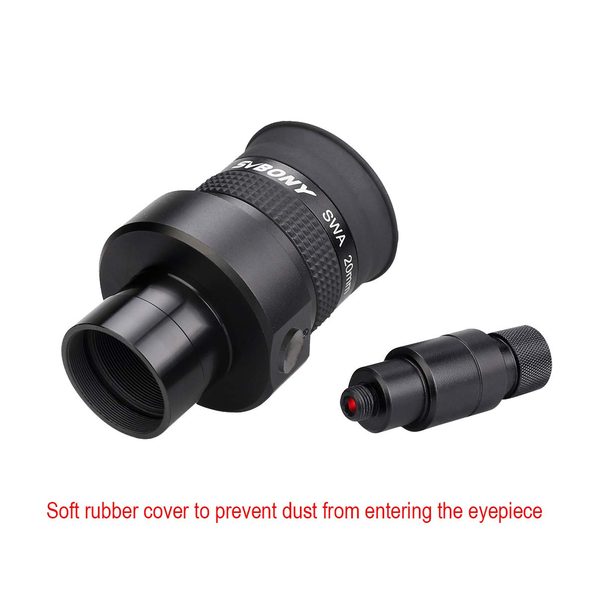 Svbony Sv152 Reticle Eyepiece 1.25 Inch Crosshair Eyepiece 20Mm Illuminated Centering Telescope Eyepiece Swa 70 Degree Adjustabl