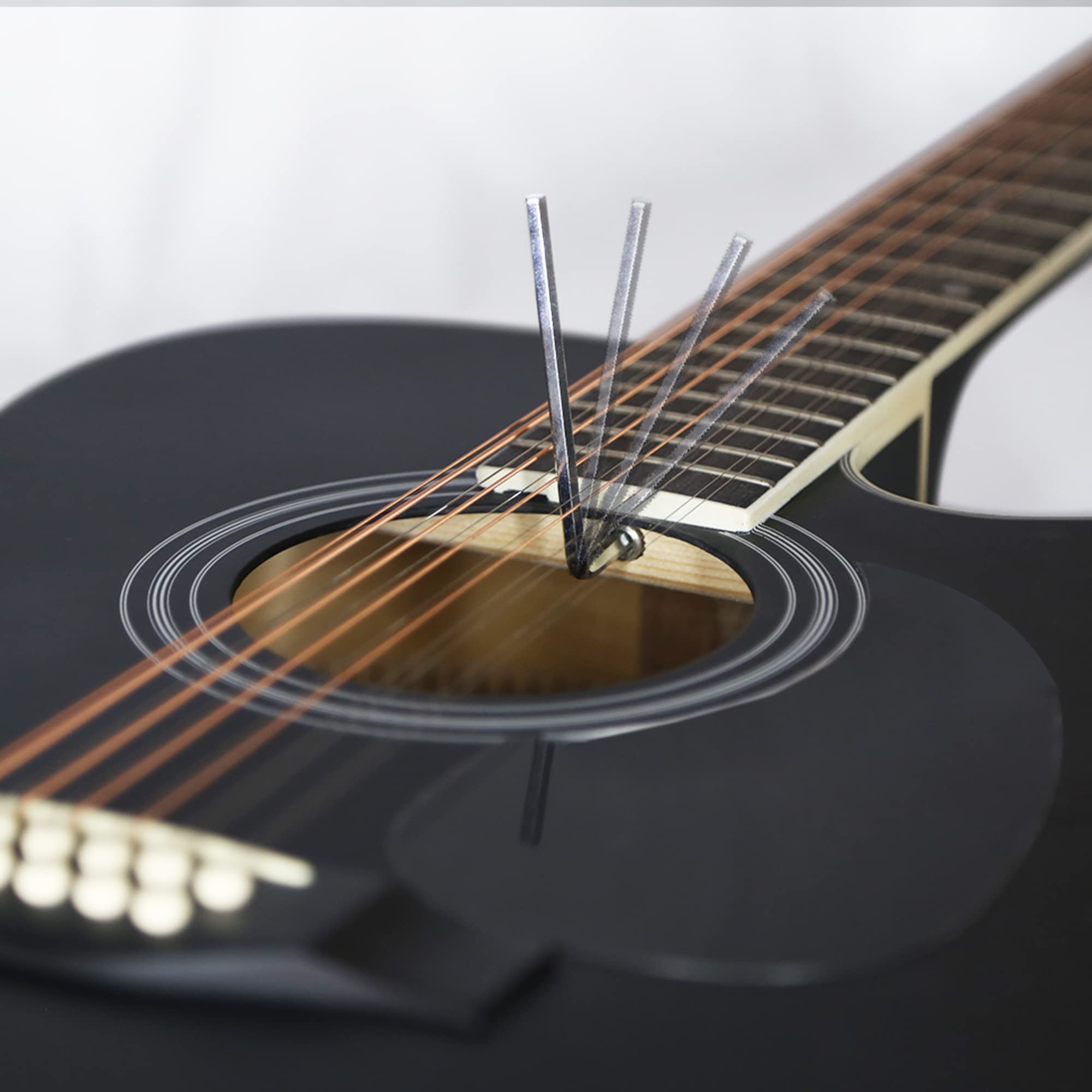 Janerock 12 String Guitar 12 String Acoustic Electric Guitar,Cutaway Guitar,Bundle With Gig Bag,Tuner,Strings,Strap, Picks