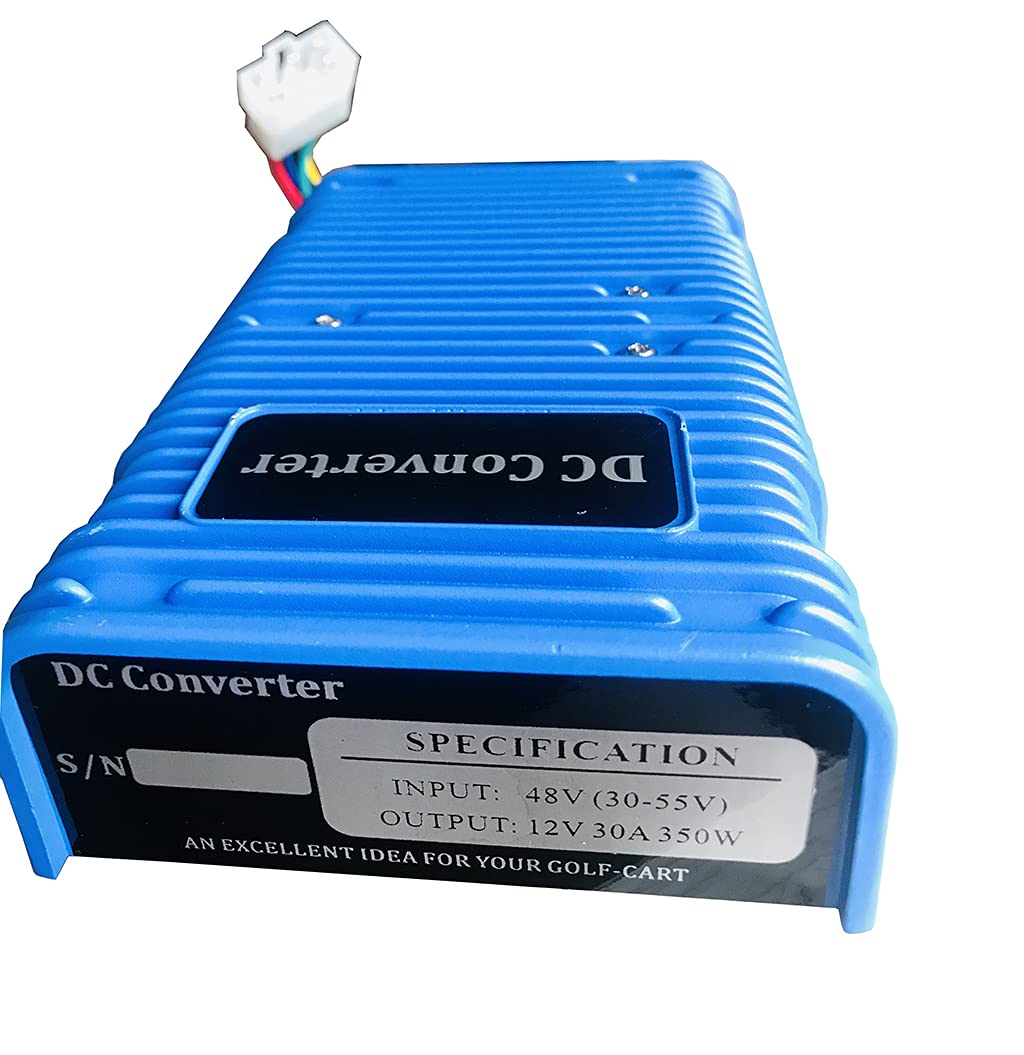30 Amp Dc Converter I Golf Cart Voltage Reducer Voltage Converter (36V/48V To 12V) With Dual Power Source Fits On Club Car E Z G