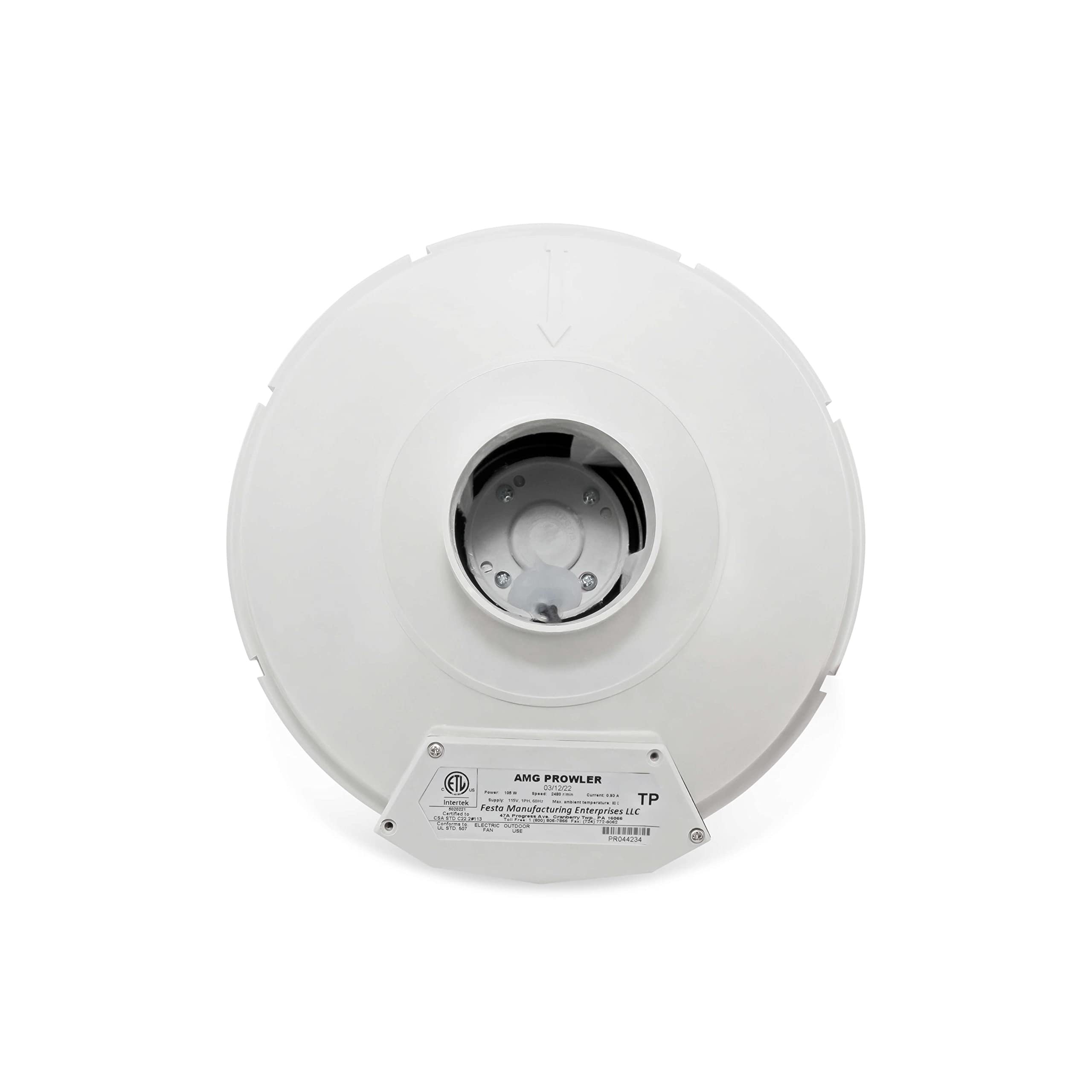 Festa Radon Amg Prowler Radon Fan   Quiet And Energy Efficient 221 Cfm Radon Mitigation System Inline Fan   3'' Electric Inline