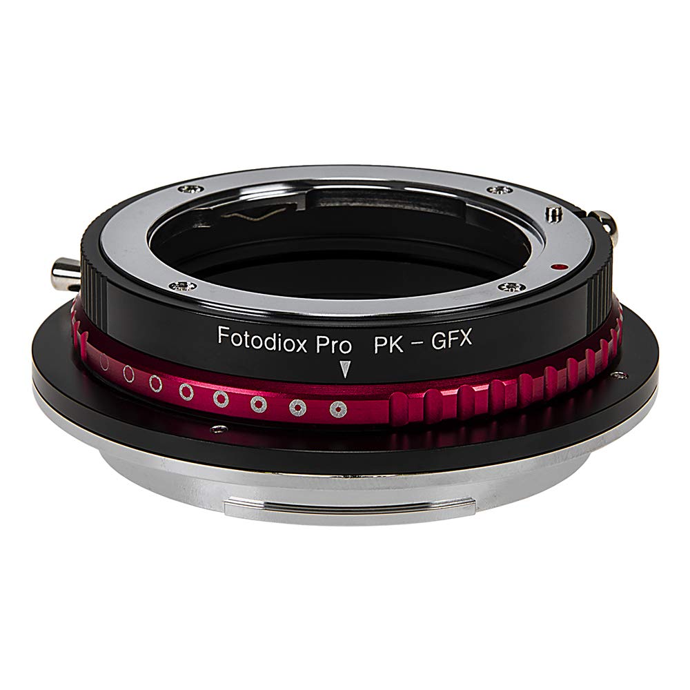 Fotodiox DLX Lens Mount Adapter Compatible with Pentax K AF (KAF) Lenses to Fujifilm GFX GMount Mirrorless Cameras