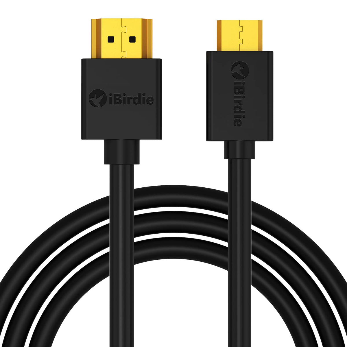 iBirdie Mini HDMI to Standard HDMI Cable 10 Feet (do HDMI to Mini HDMI) Ultra High Speed 18Gbps Support 4K HDR Compatible with Sony XR500 Nikon D500 D810 Canon XA40 XA50 XA55 Raspberry Pi Zero