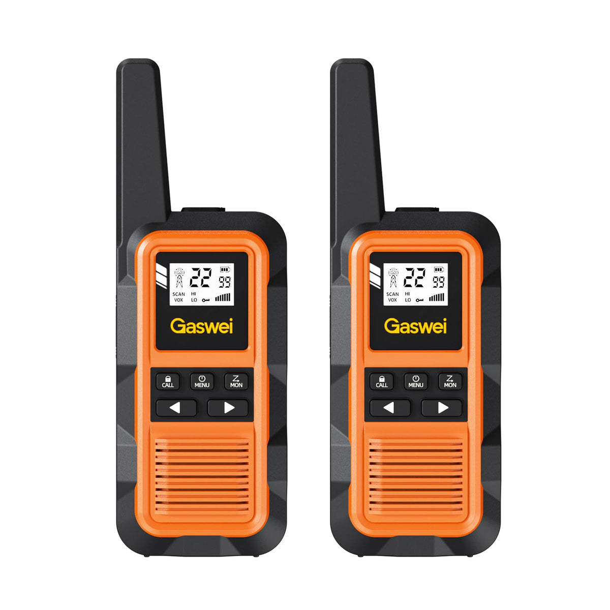 Gaswei G2Pro 1 Watt Heavy Duty Walkie Talkies   Waterproof, Shock Resistant, Long Range & Rechargeable Two Way Radio With Vox Lo
