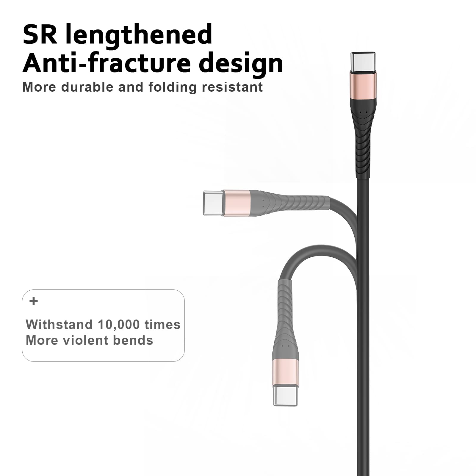 Usb Type C Charger Cable Fast Charging 10Ft,Extra Long 2Pack 10Foot Usb A To Usb C Phone Charging Cord For Samsung Galaxy S20 S10 S10E S9 S8 Plus Note 10 9 8,Z Flip,Lg V50 V40 V30 V20