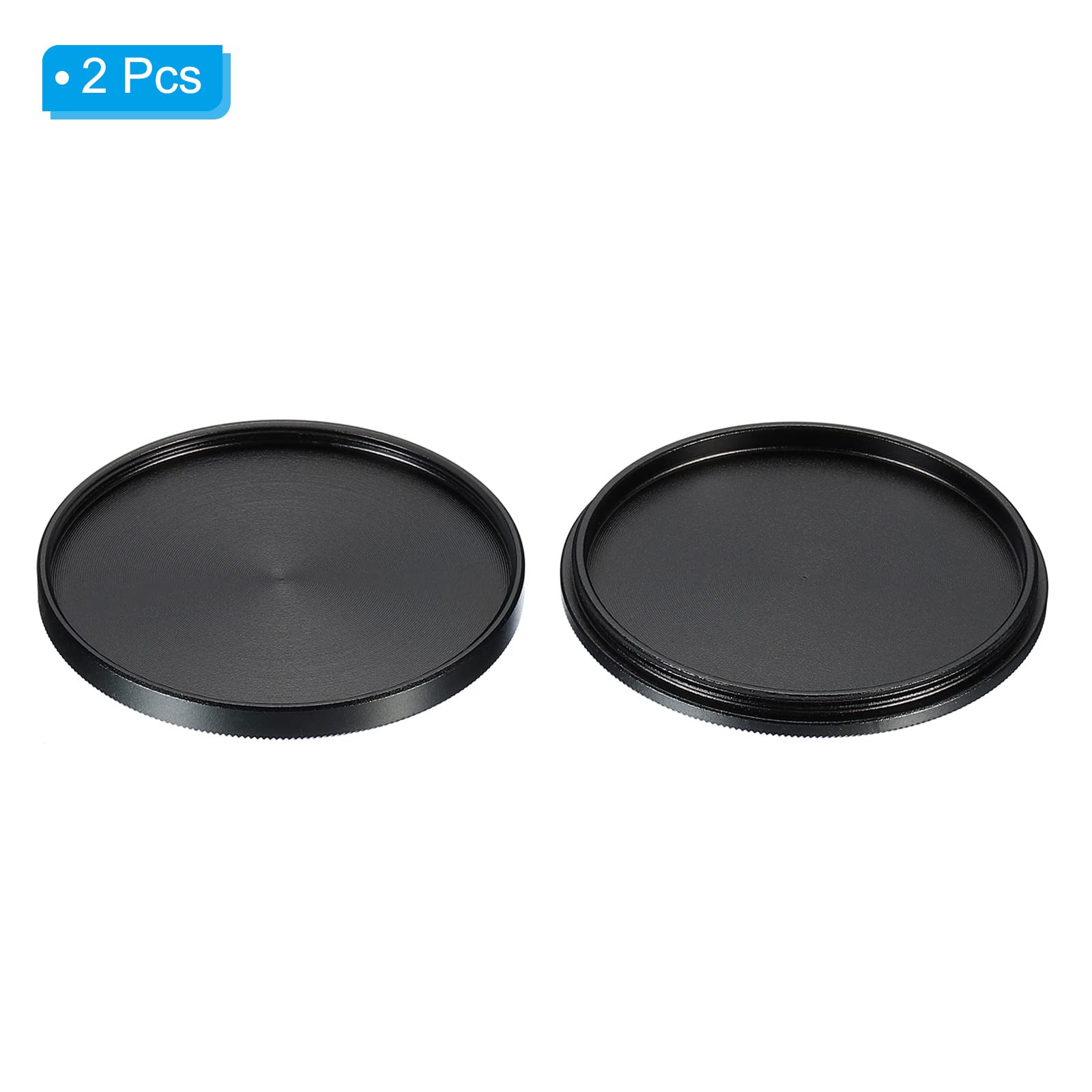 Patikil 46Mm Lens Cap, 2 Pack Camera Lens Cap Cover Universal Front Metal Lens Filter Stacks Cap Protective Case For 46Mm Camera