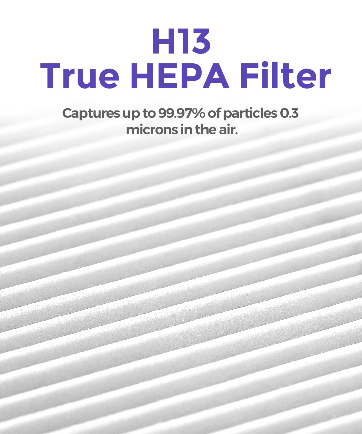 Rosekm 1 Year Pack Air Purifier Replacement Filter For Ap001R & Ap002R, True Hepa Filter, 4 Pack