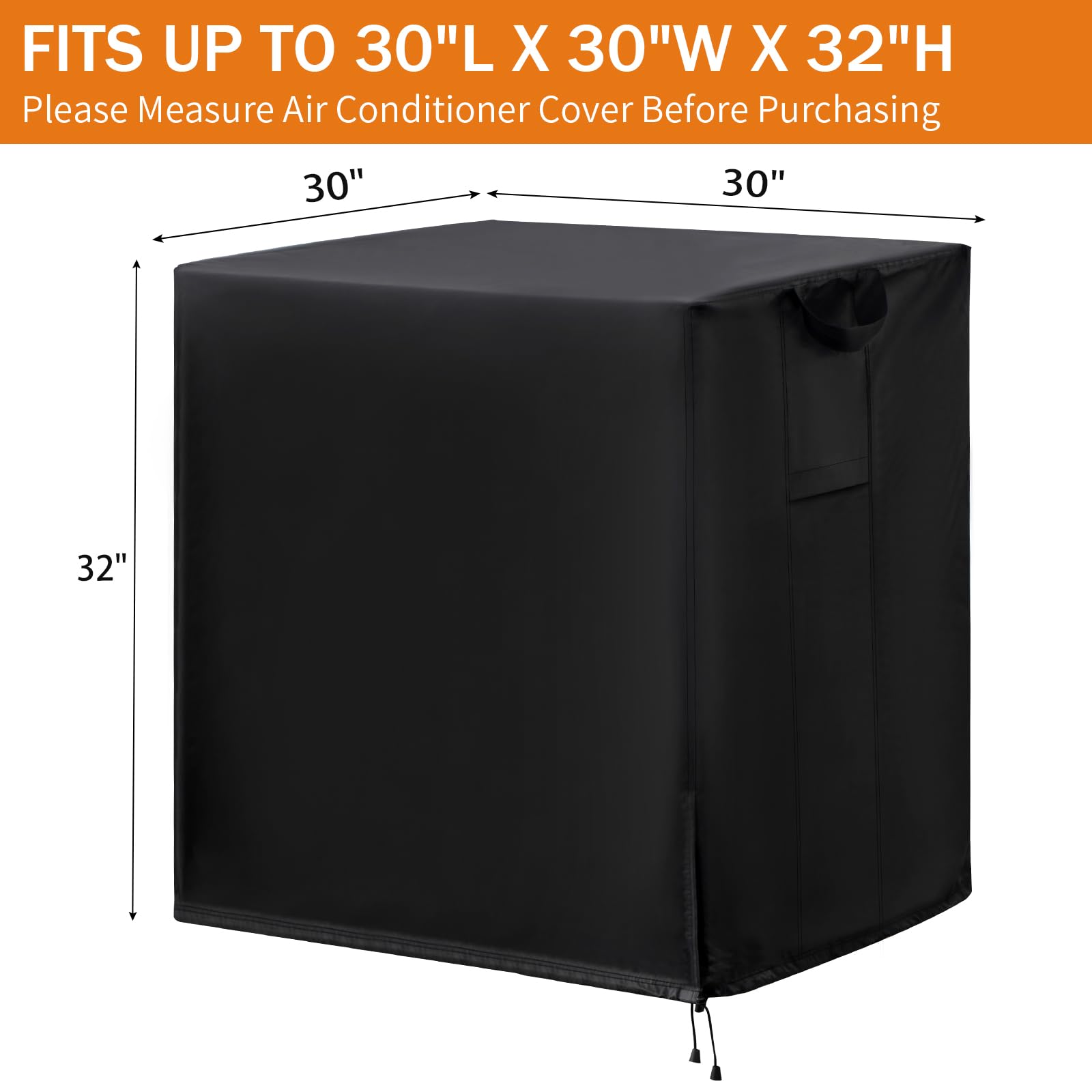 Air Conditioner Cover For Outside Units Waterproof Ac Cover For Outside Unit Square Ac Unit Covers Outdoor Fits Up To 30 X 30 X