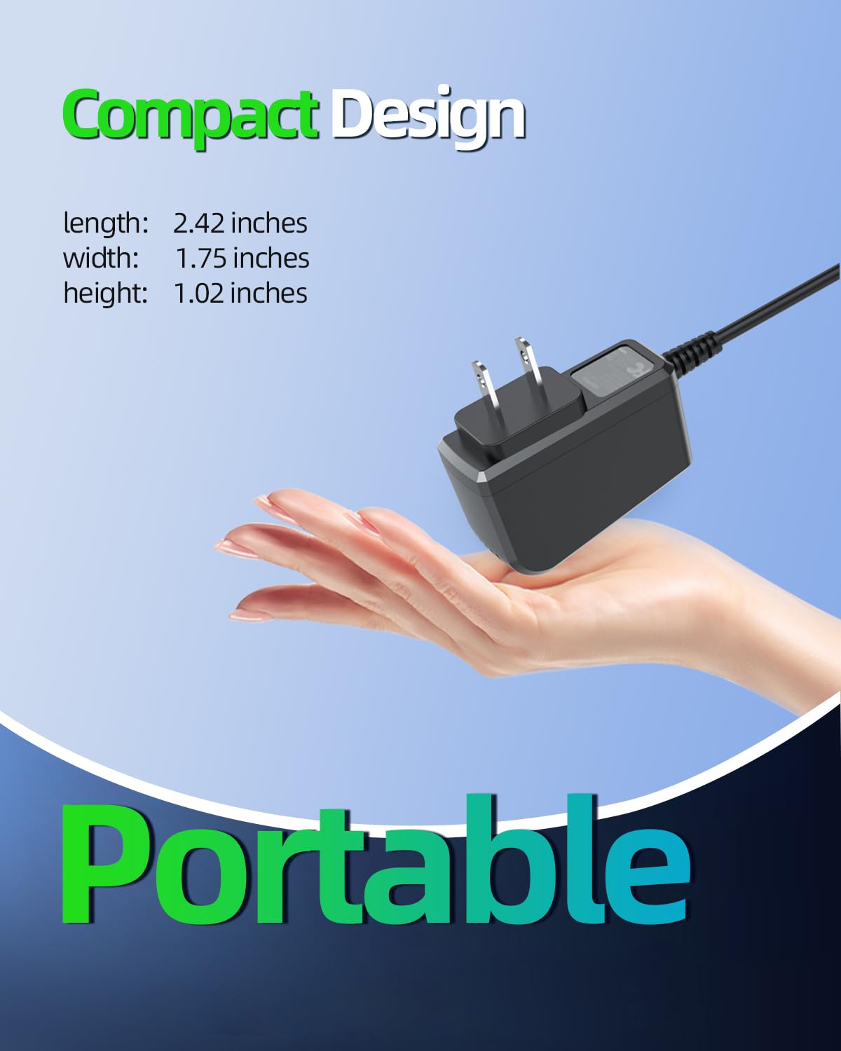 8V Power Cord Fit For Philips Hq840 Power Cord Norelco Multigroom Series 3000 Mg3750 Shaver Charger Supply Adapter 5Ft