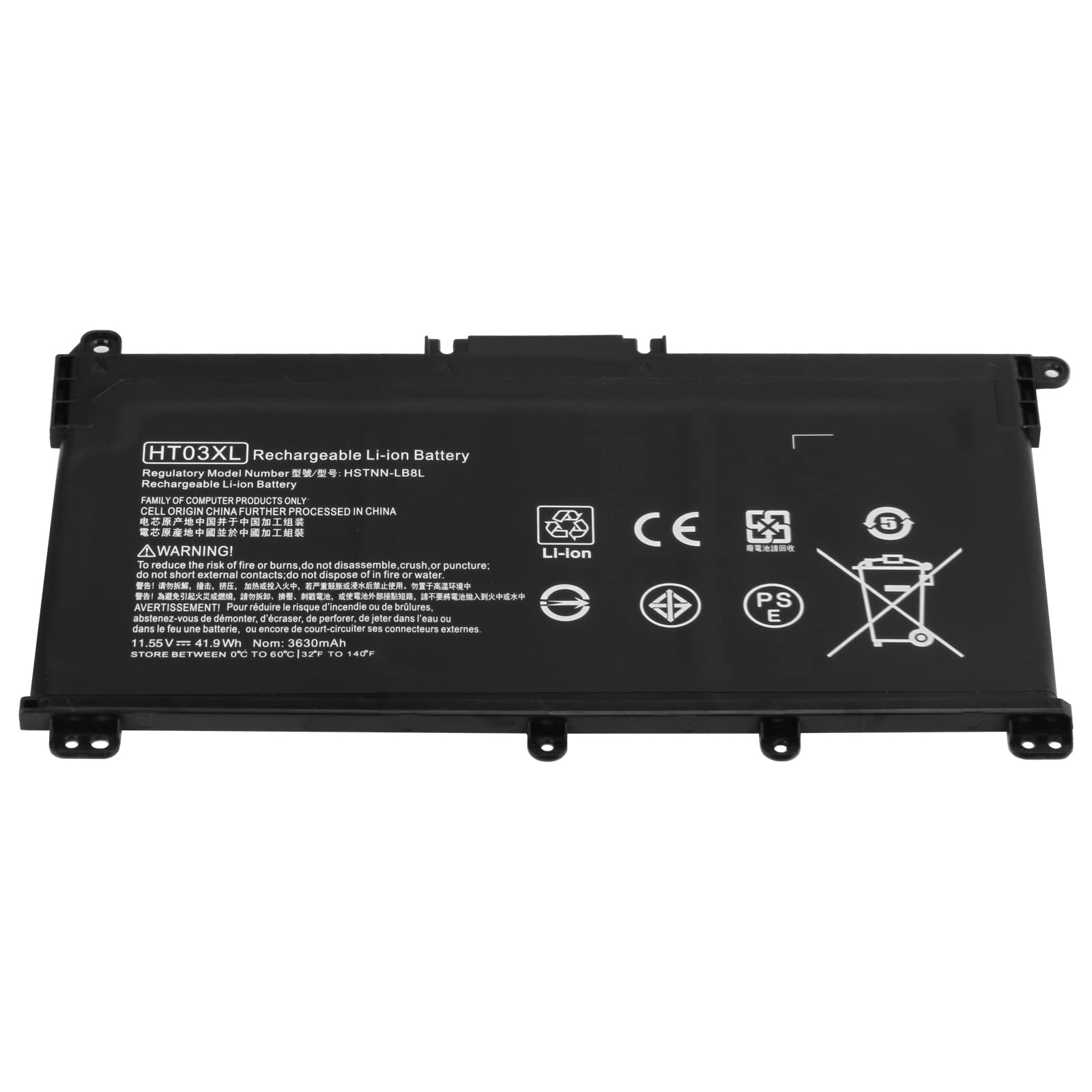 Ht03Xl Battery Replacement For Hp Pavilion 14 Ce 14 Cf 14 Ck 14 Cm 14 Df 14 Dh 14 Dq 14Q Cy 14S Cf 14S Dq 14 Fq 15 Cs 15 Cw 15 D