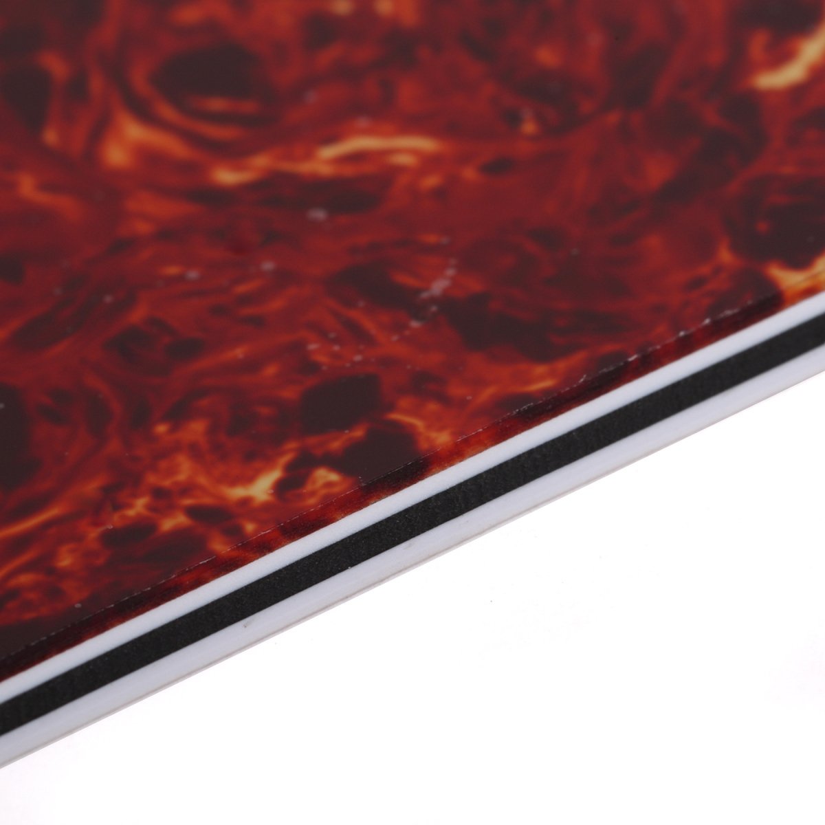 Musiclily Pro 11 Hole Hsh Guitar Strat Pickguard Humbucker For Fender American/Mexican Standard Stratocaster Modern Style, 4Ply