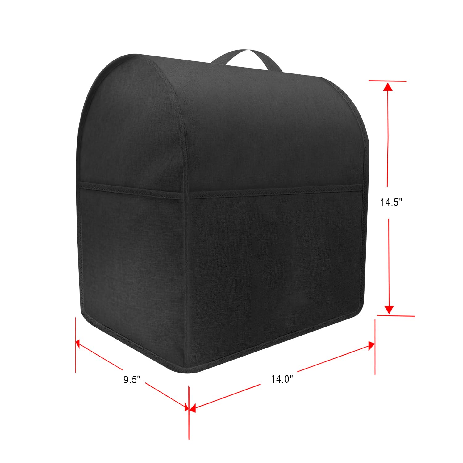 Stand Mixer Dust Proof Cover For Kitchenaid Mixer,Multi Pockets For Various Kitchen Appliance Accessories,Water Resistant,Easy C