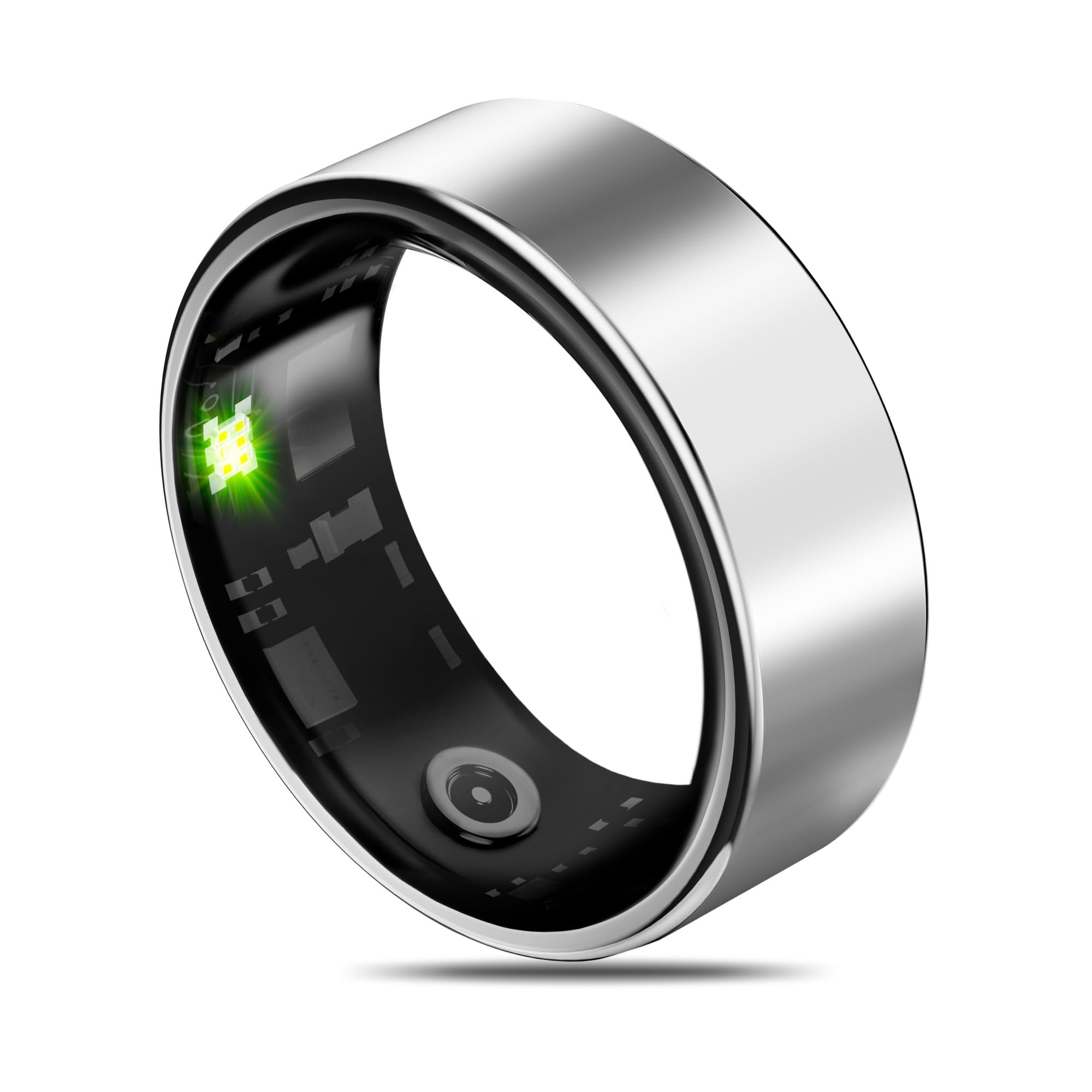 Milavan Smart Health Ring for Women Men Fitness Tracker with Heart Rate, Blood Oxygen, Blood Pressure, Sleep Monitoring, Light G