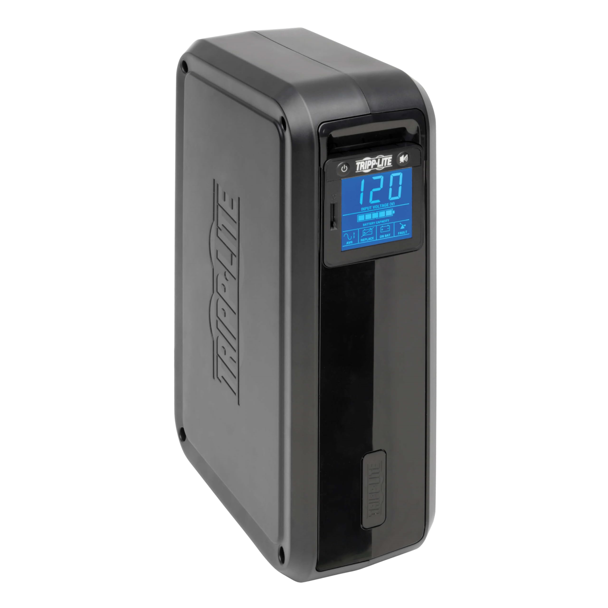 Tripp Lite 1000Va Smart Ups Battery Back Up, 500W Tower, 8 Outlets, Lcd Display, Avr, Usb, Tel / Dsl / Coax Protection, 3 Year W