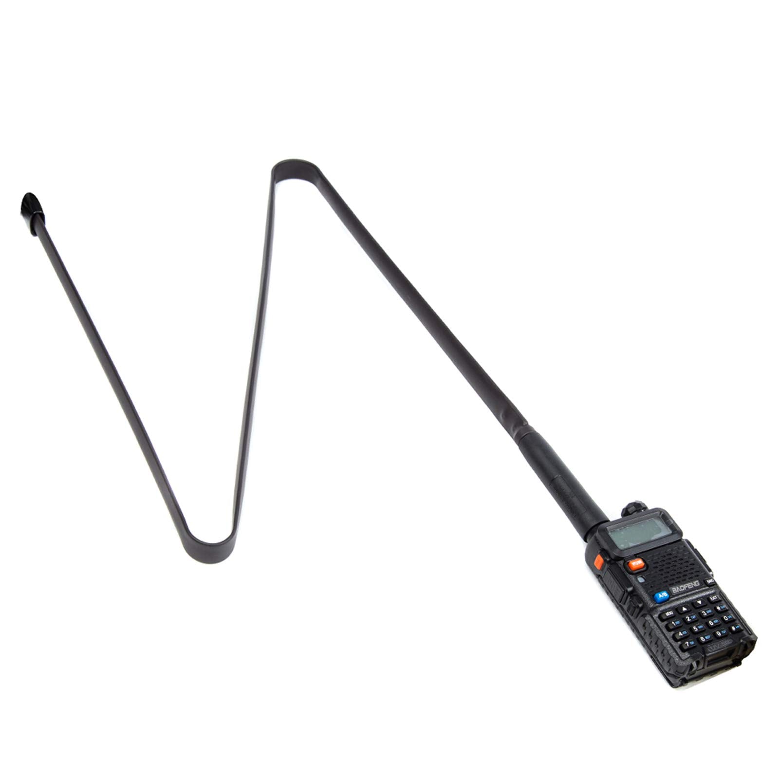 WMM 2 Pack 29 Inch Foldable Tactical Radio Antenna for Kenwood Baofeng UV-5R UV82 H777 - Dual Band VHF/UHF 144/430Mhz