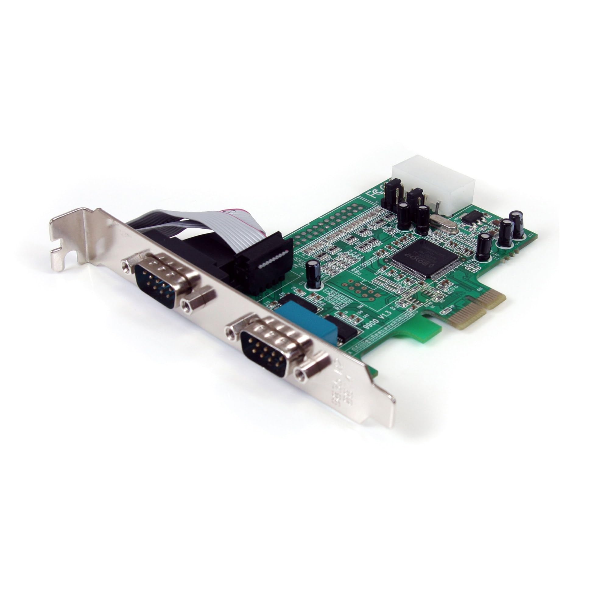 Startech.Com 2 Port Pci Express Rs232 Serial Adapter Card   Pcie Rs232 Serial Host Controller Card   Pcie To Dual Serial Db9 Car