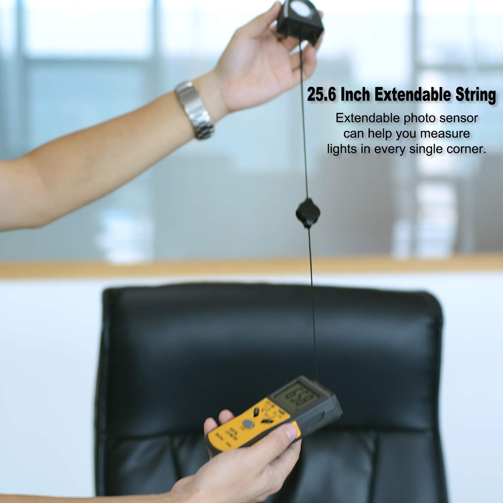 Btmeter Digital Illuminance Light Meter Bt 881C,Lumen/Fc Photometer,Luxmeter Sensor Measure 0.1~200000 Lux (0.01~20000Fc) Lights