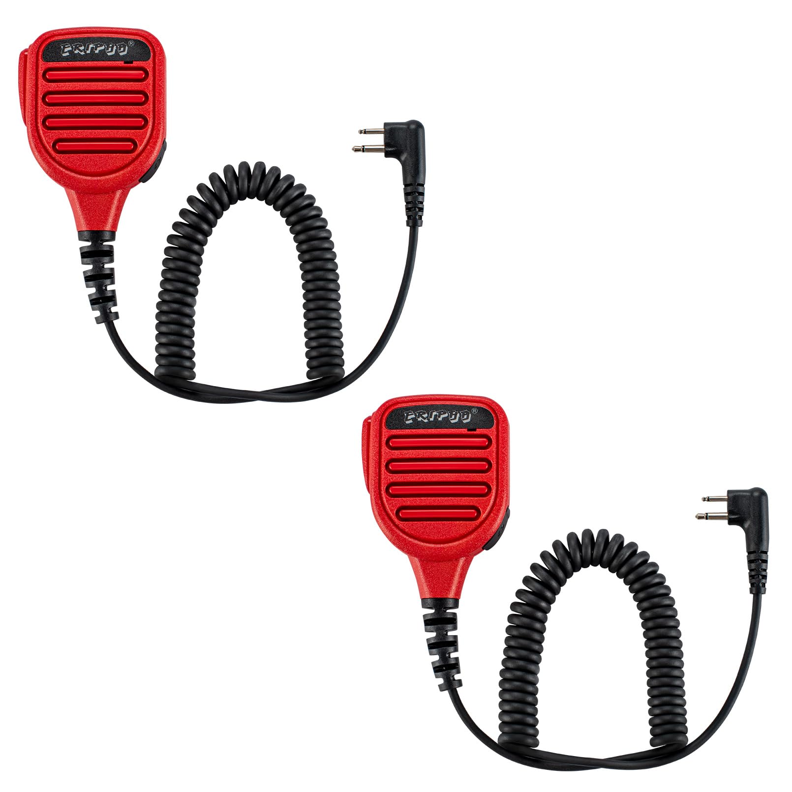 Eripha Speaker Microphone Shoulder Waterproof Ip56 Compatible With M0Torola Sp200D Cls 1110 Two Way Radio With 3.5Mm Jack (2 Pcs