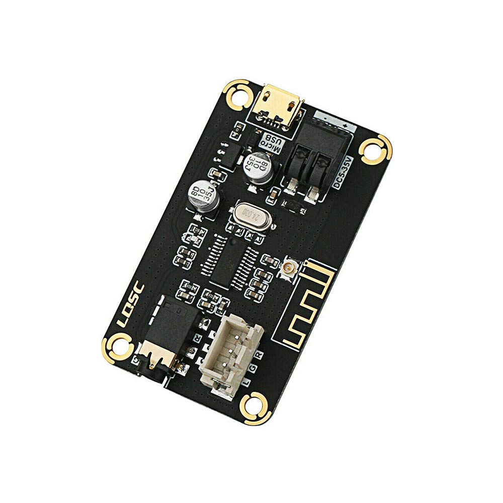 Wixine 1Pcs 12V/24V Car Bluetooth 4.2 Audio Receiver Board Sound Stereo Module Wire