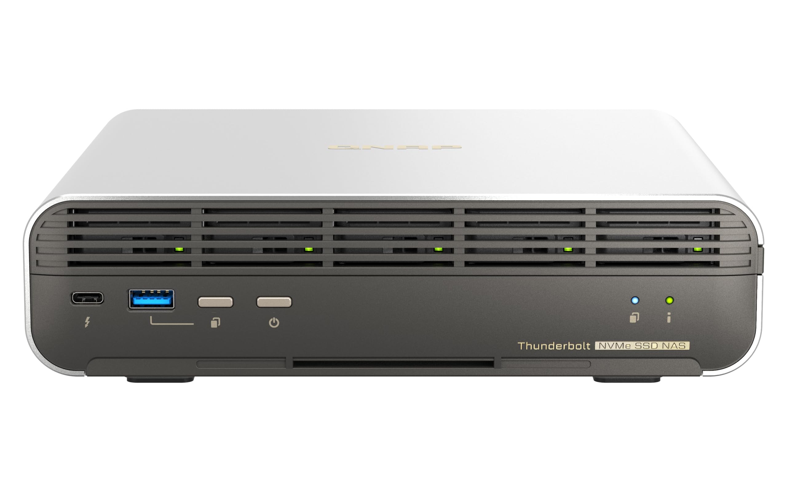 QNAP TBS-h574TX-i3-12G-US 5 Bay High-Performance E1.S All-Flash NASbook with Intel Core Processor, Thunderbolt 4 and 10GbE (5G/2