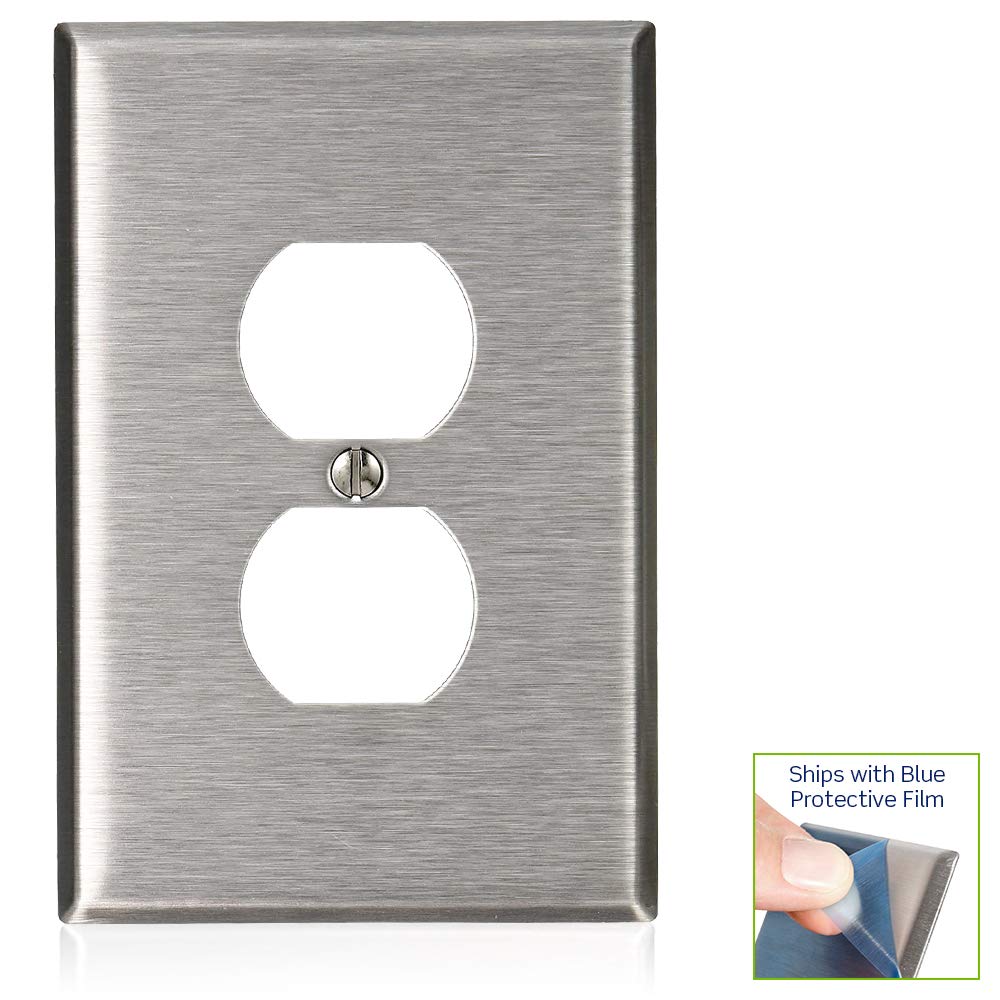 Leviton 84103 SS WP 1G DUP OVERSIZED