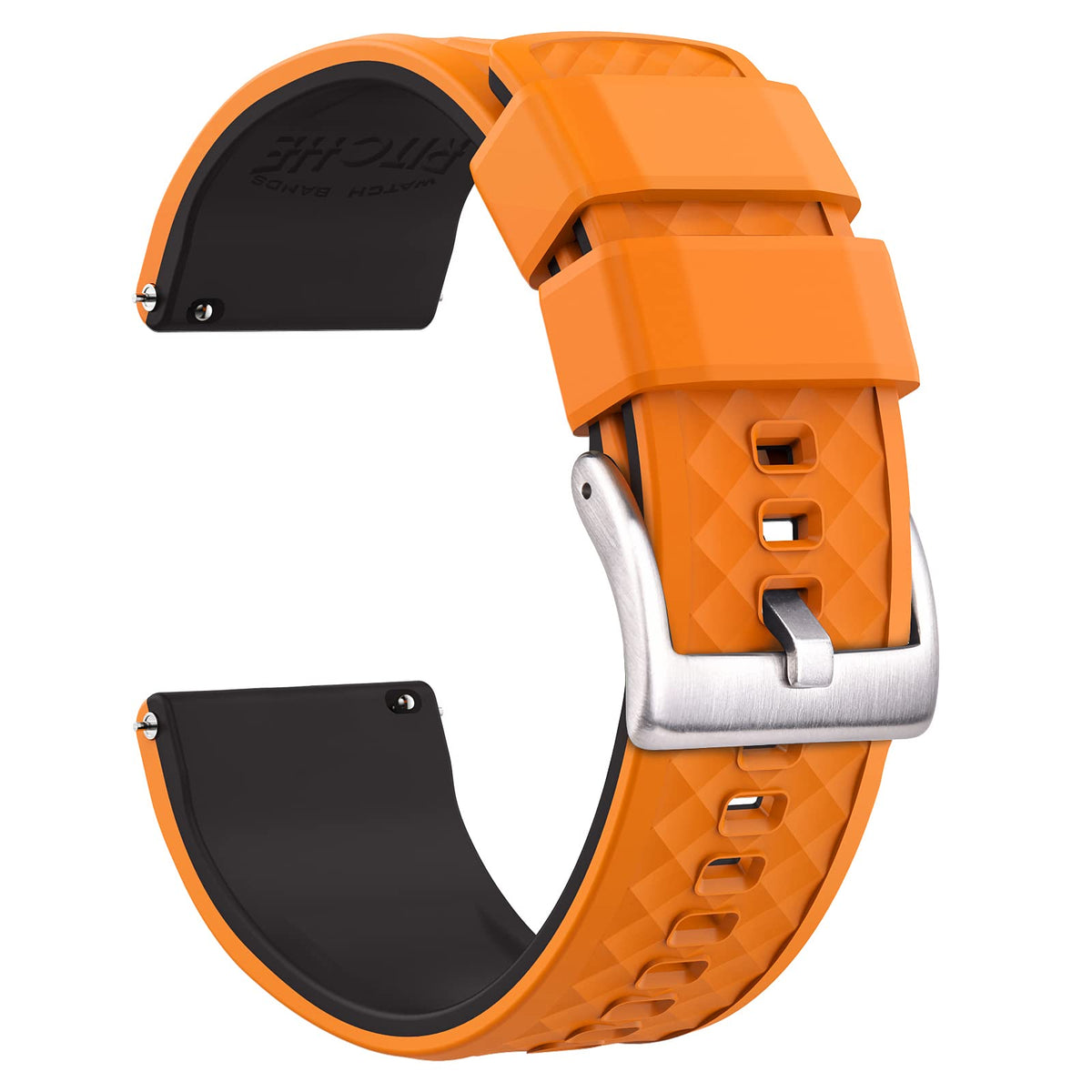 Ritche Christmas Gift 20Mm Silicone Watch Band Compatible With Samsung Galaxy Watch 4/5/ 5 Pro, 40Mm/ 45Mm Band 20Mm Quick Relea