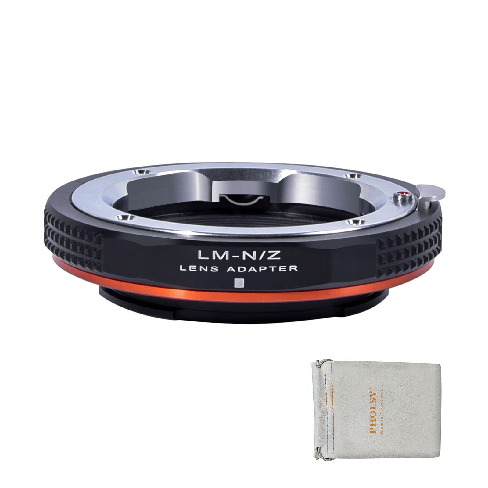 Pholsy Lens Mount Adapter Compatible With Leica M Lm, Zeiss Zm, Voigtlander Vm Mount Lens Compatible With Leica M To Nikon Z Mou