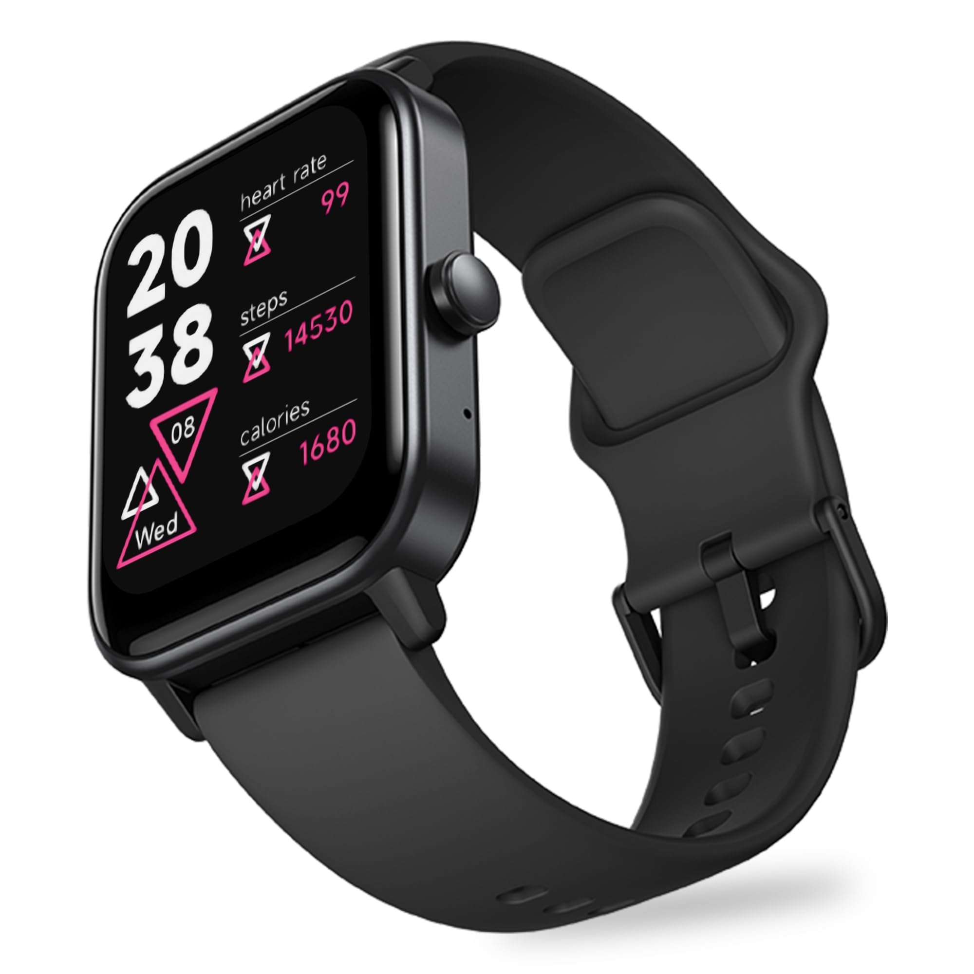 Octandra Ignite Veryfit 1.8'' Alexa Built In Bluetooth Answer Call Smart Watch Hr Heart Rate Blood Oxygen Saturation Sleep Monit