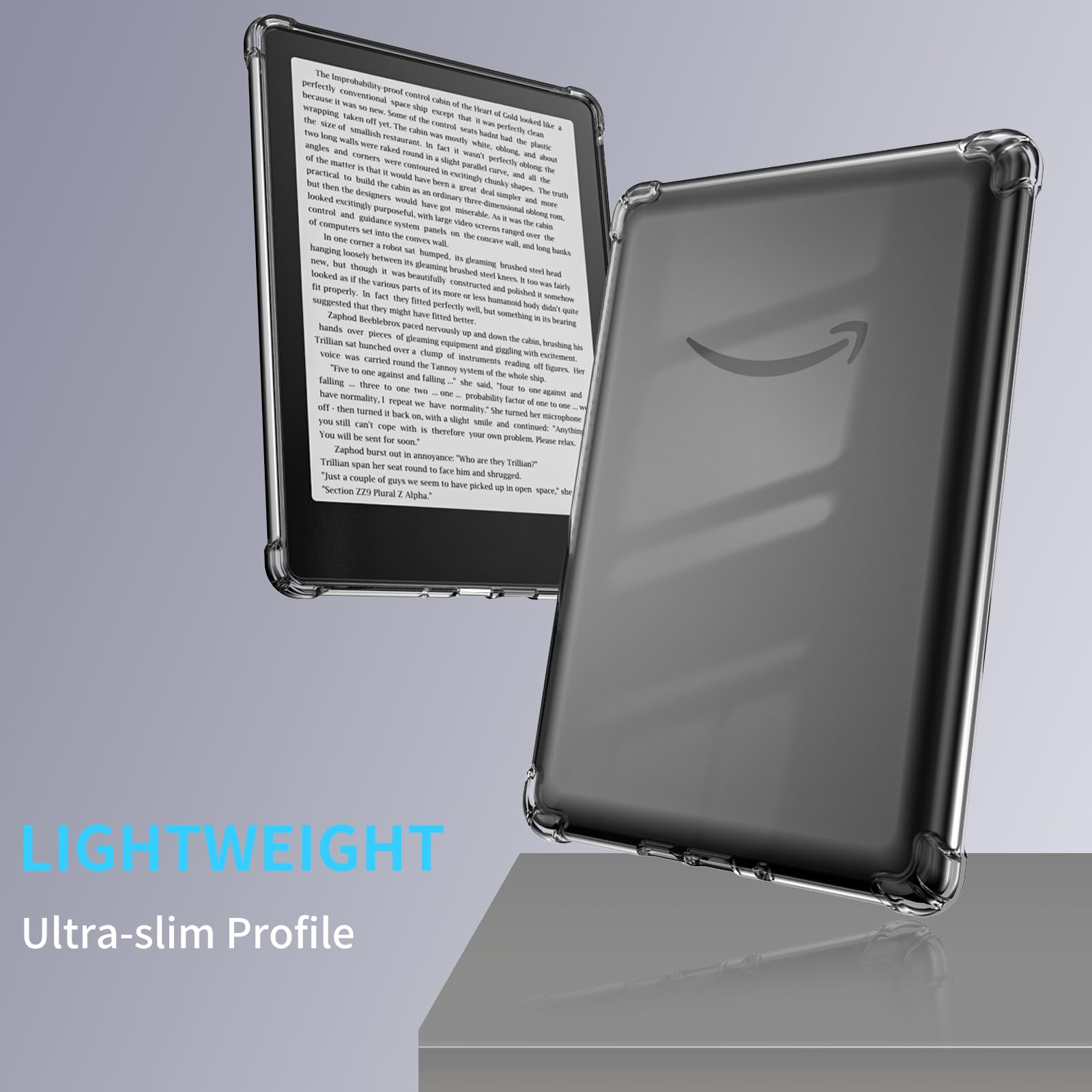 Clear Case For 6.8'' All New Kindle Paperwhite 11Th Generation 2021 & Signature Edition Tpu Back Cover, Ultra Slim Clear Soft Fl