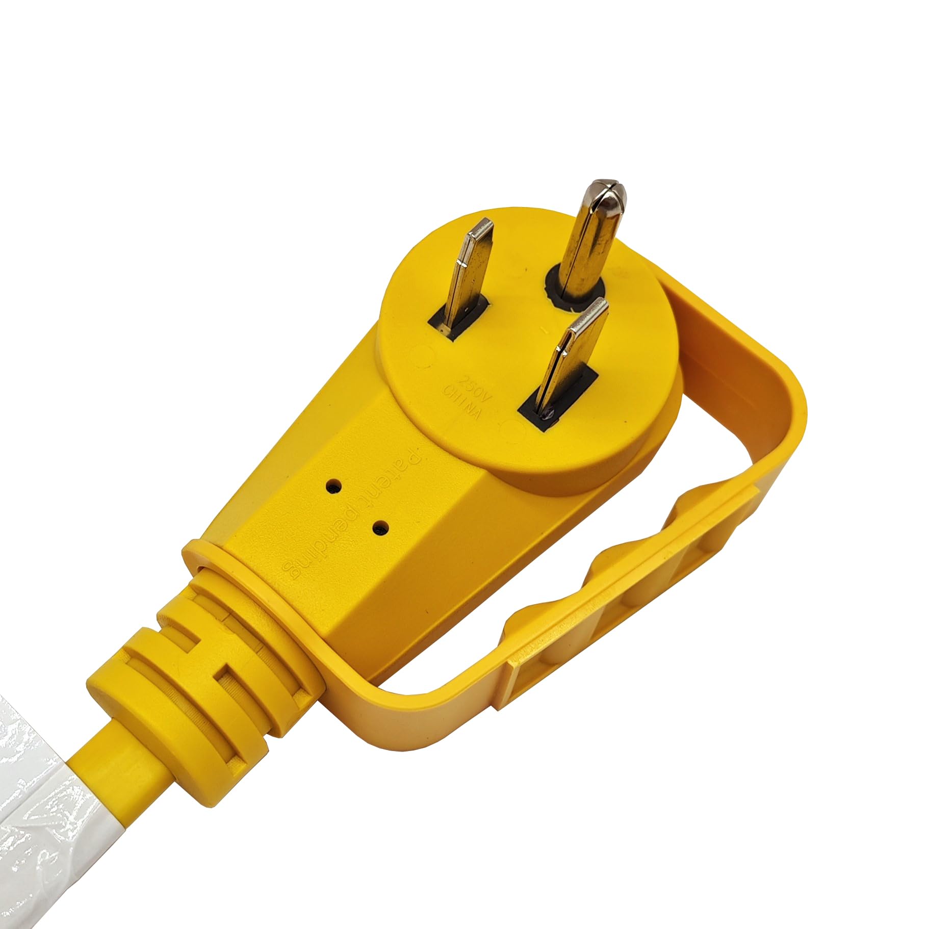 Parkworld 78820 Ac Power Adapter Cord Nema 6-50P Male To Tt-30R Rv 30A Outlet, 125 Volt 1.5Ft (Yellow)