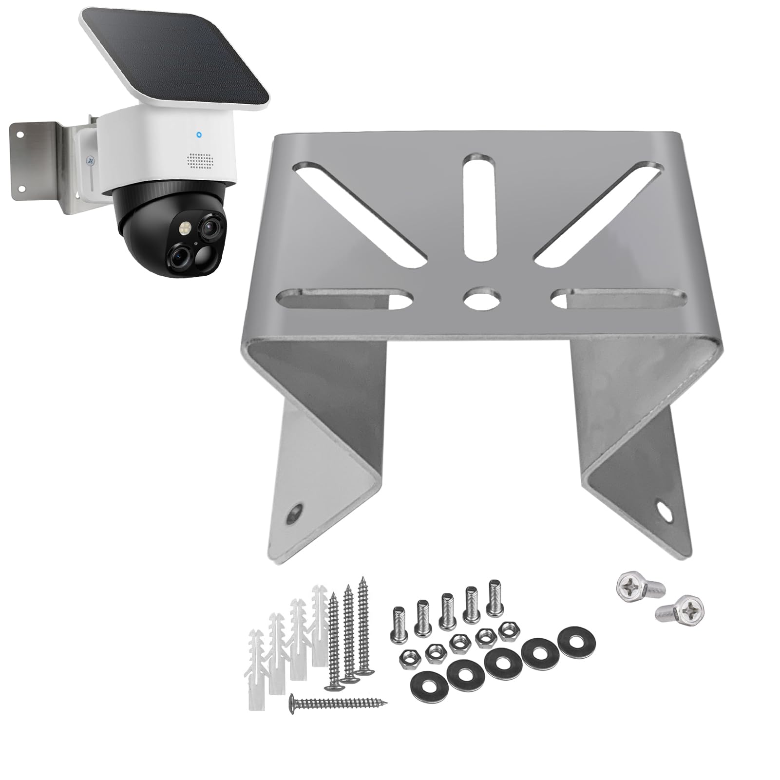 Witi Stainless Steel Exterior Outside Wall Corner Mount For Ptz Camera,Solid Holder Bracket For A Wider View Angle 270, Installi
