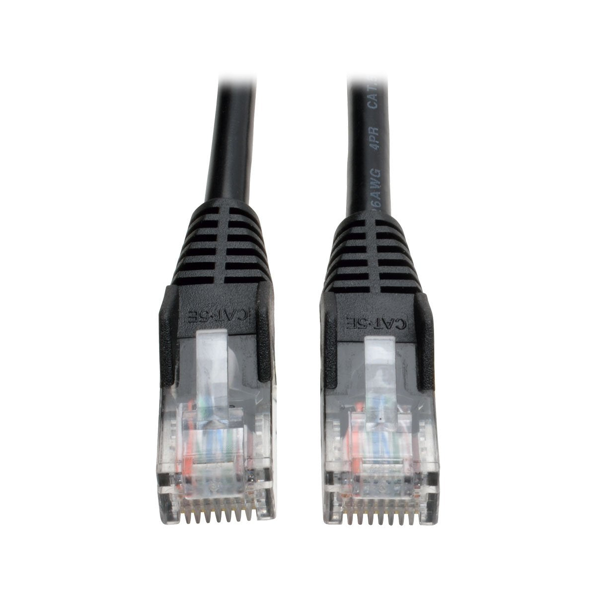 Eaton Tripp Lite Cat5e 350MHz Snagless Molded Patch Cable (RJ45 M/M)  Black, 6ft.(N001006BK)