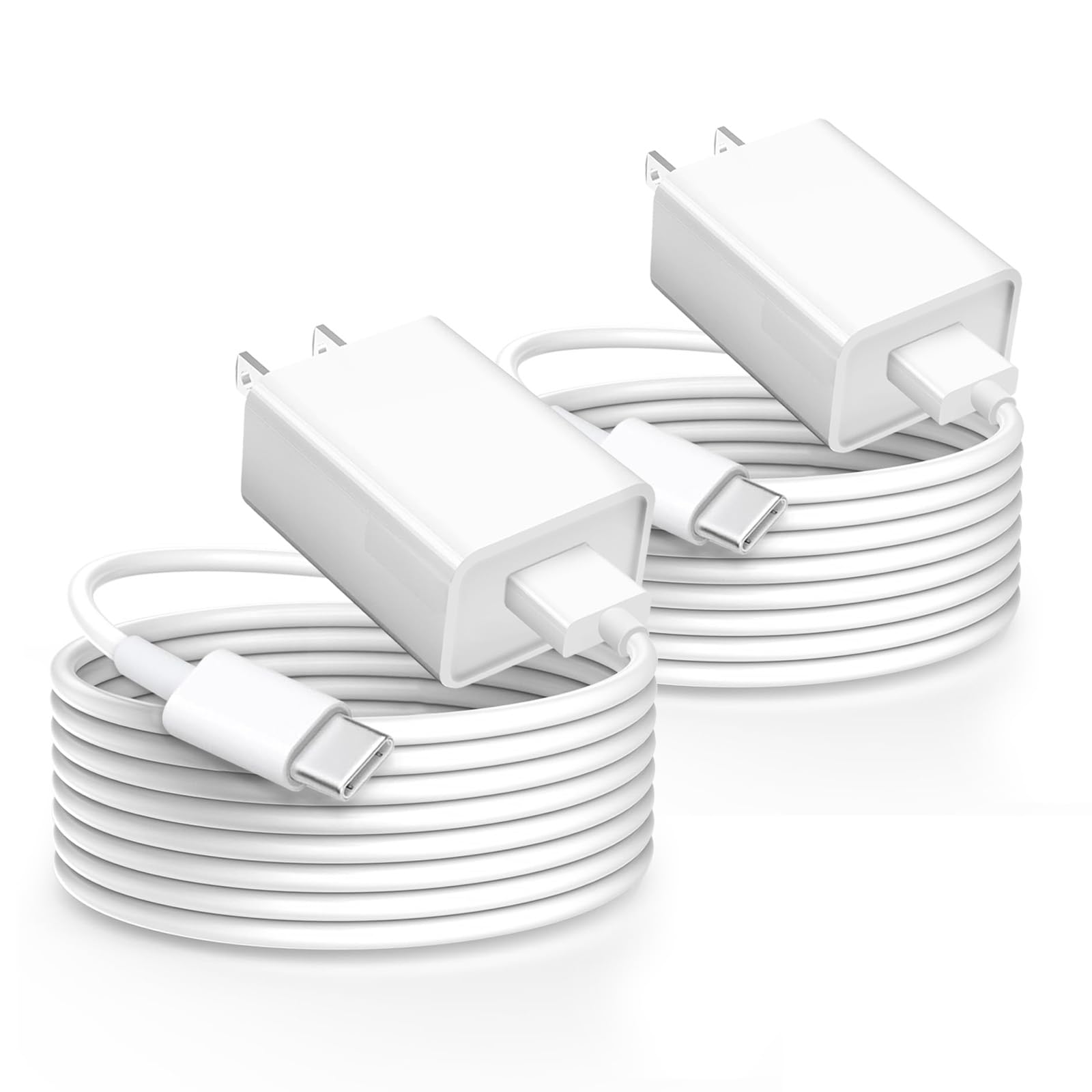 2 Pack 10FT USB Type C Camera Charger for Eufy Security SoloCam S220/S340/S4/E42 S300 C210 C220, eufyCam S4 C37 C35 C31 3 3C S33