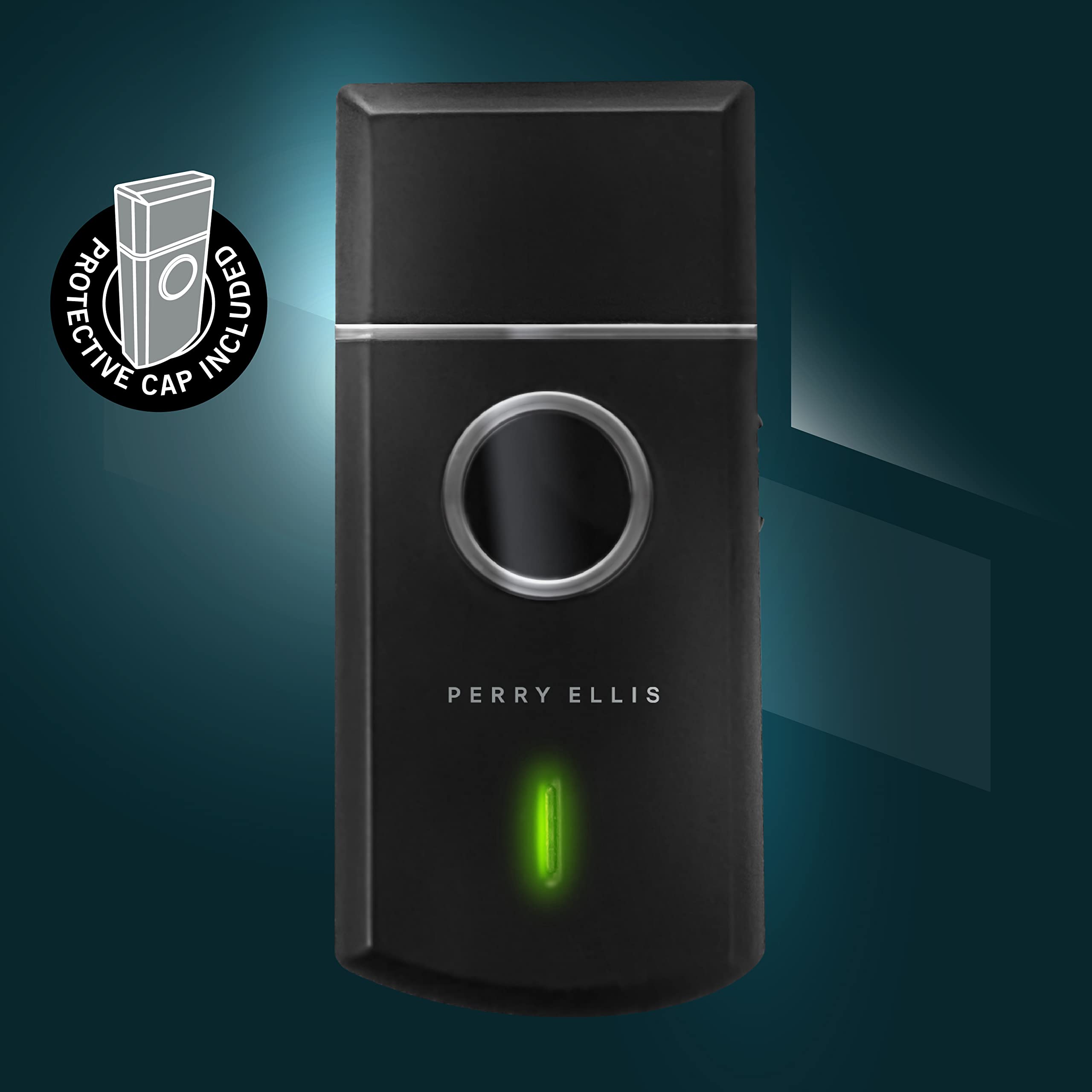 Perry Ellis Mens Travel Electric Shaver | Nickel Foil Shaver, Beard Trimmer For Men | Usb Rechargeable Face Shaver, Facial Hair