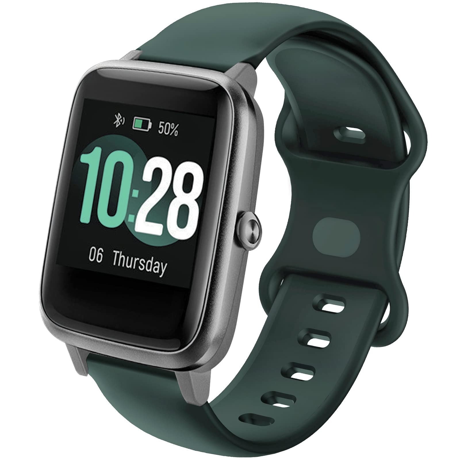 Newjourney Id205L Replacement Bands, 19Mm Soft Silicone Band For Veryfitpro Id205, Id205L, Id205U, Id205S, Id205G, Id215G, Id216