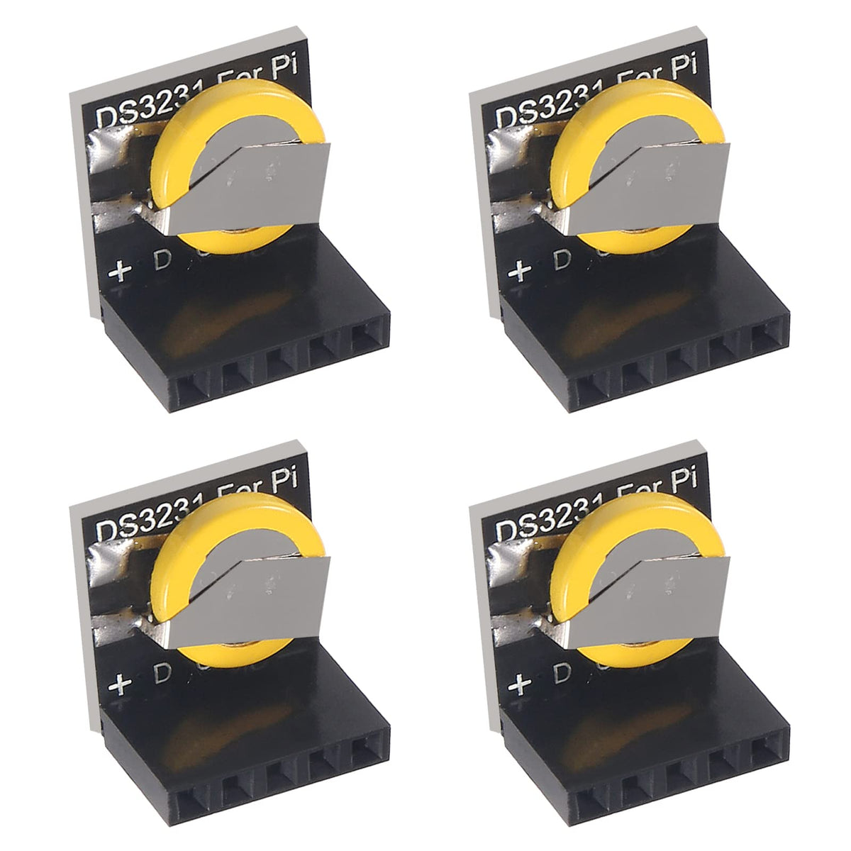Aitiao 4Pcs Ds3231 High Precision Rtc Real Time Clock Module 3.3V/5V For Raspberry Pi