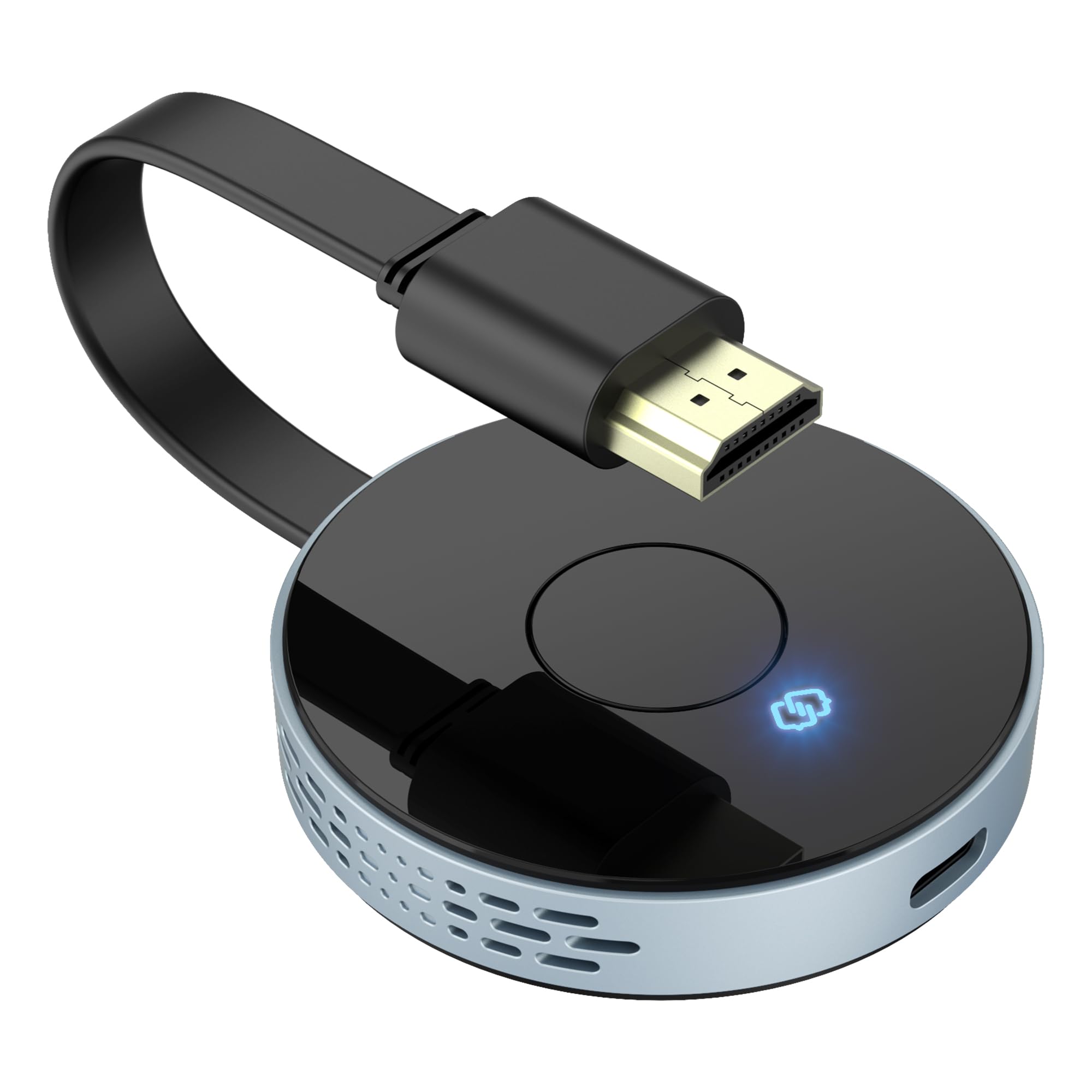 VJZFA Wireless HDMI Transmitter, Plug and Play, Support 2.4/5GHz for Streaming Video, Audio and File to Monitor from Laptop/Pc/T