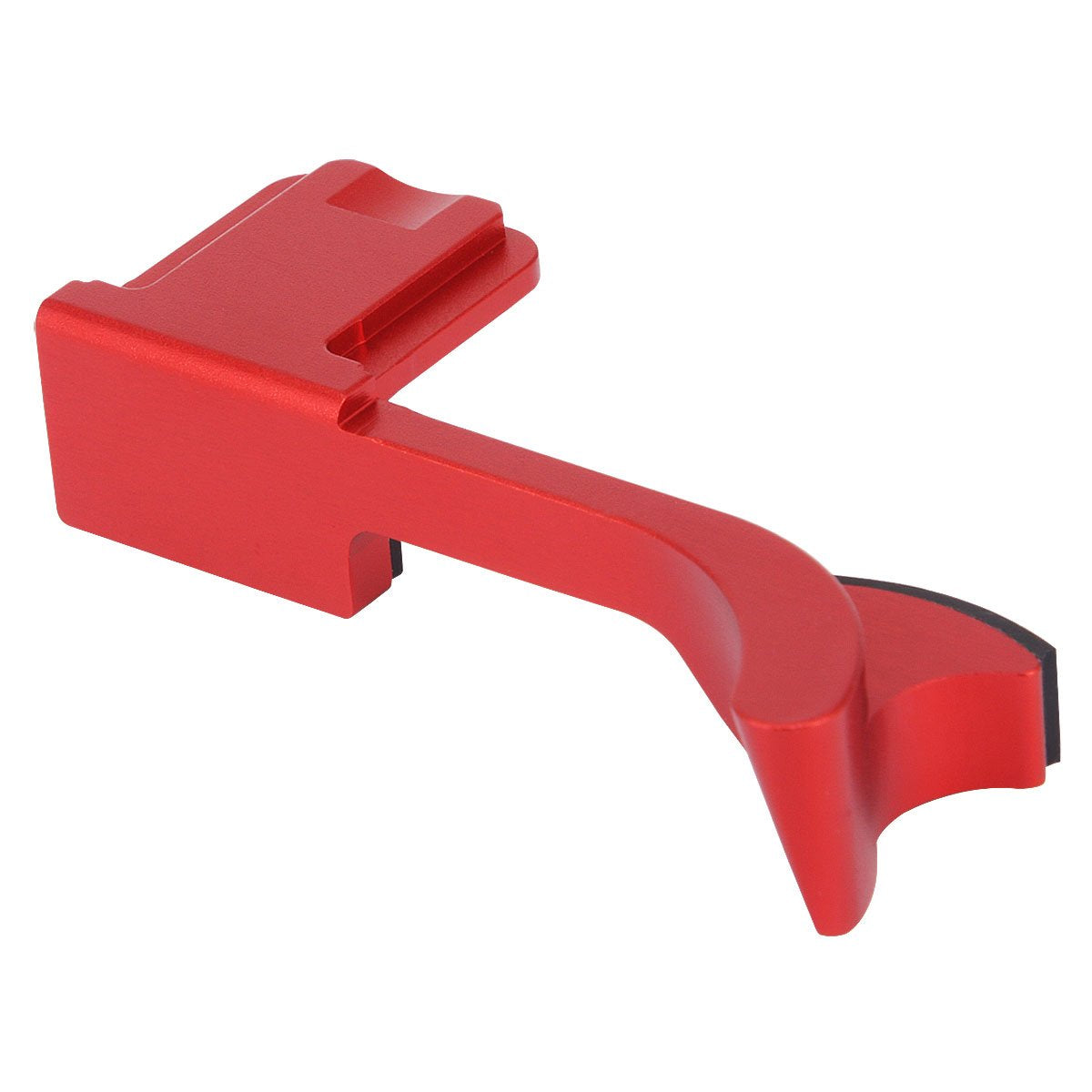 Haoge Thb-Lr Metal Hot Shoe Thumb Up Rest Thumbs Up Hand Grip For Leica Q Q-P Qp Typ116 Typ 116 Camera Red