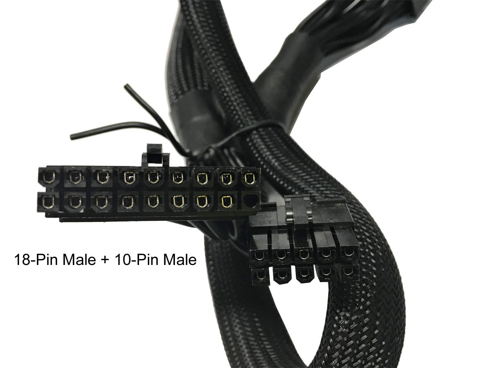 Aya 24 (24-Inch) Atx 24-Pin To 18-Pin + 10-Pin Extension Modular Power Supply Cable For Coolermaster V850, V700, V1000