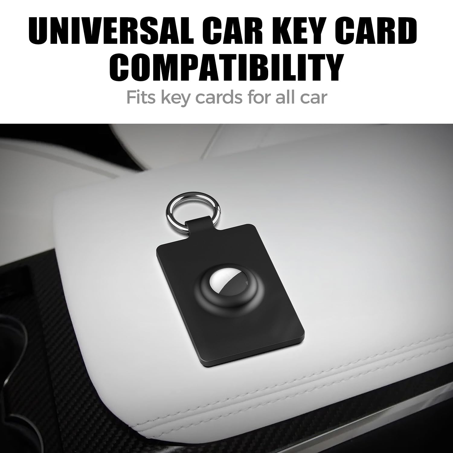 2 Pack Card Holder Case For Tesla Key Card & Airtag Compatible With Tesla Model 3 Y S X Key Cards Accessories Soft Silicone Prot