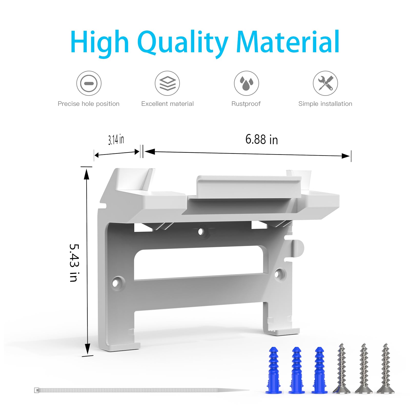 Xlttywl Starlink Gen 3 Mount, All In One Starlink Standard V3 Mesh Router And Starlink Gen 3 Power Supply Mounting Kit For Starl