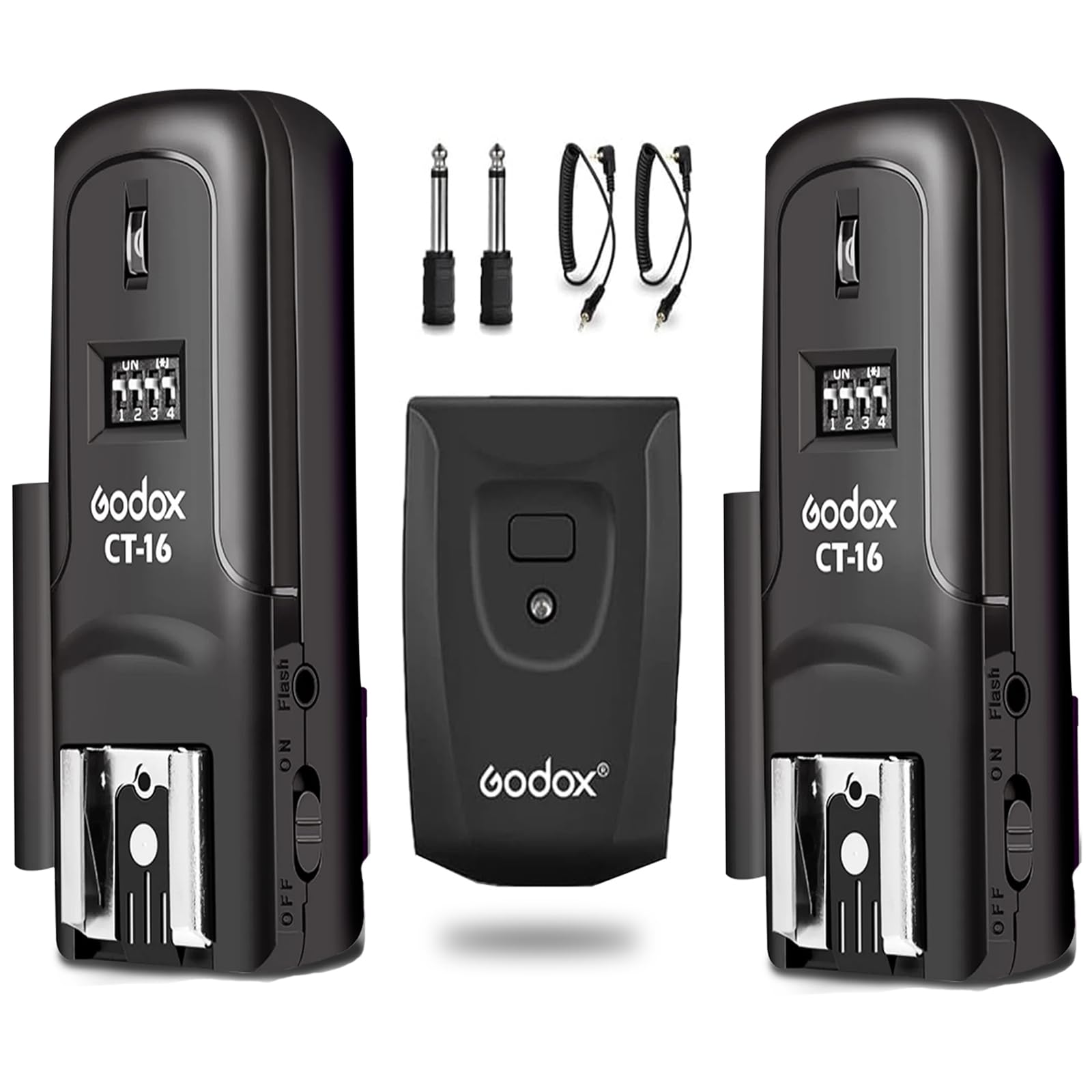 Godox Flash Trigger Ct 16 Wireless Radio Dual Receiver Kit For Canon Nikon Sony Pentax Dslr Camera Studio