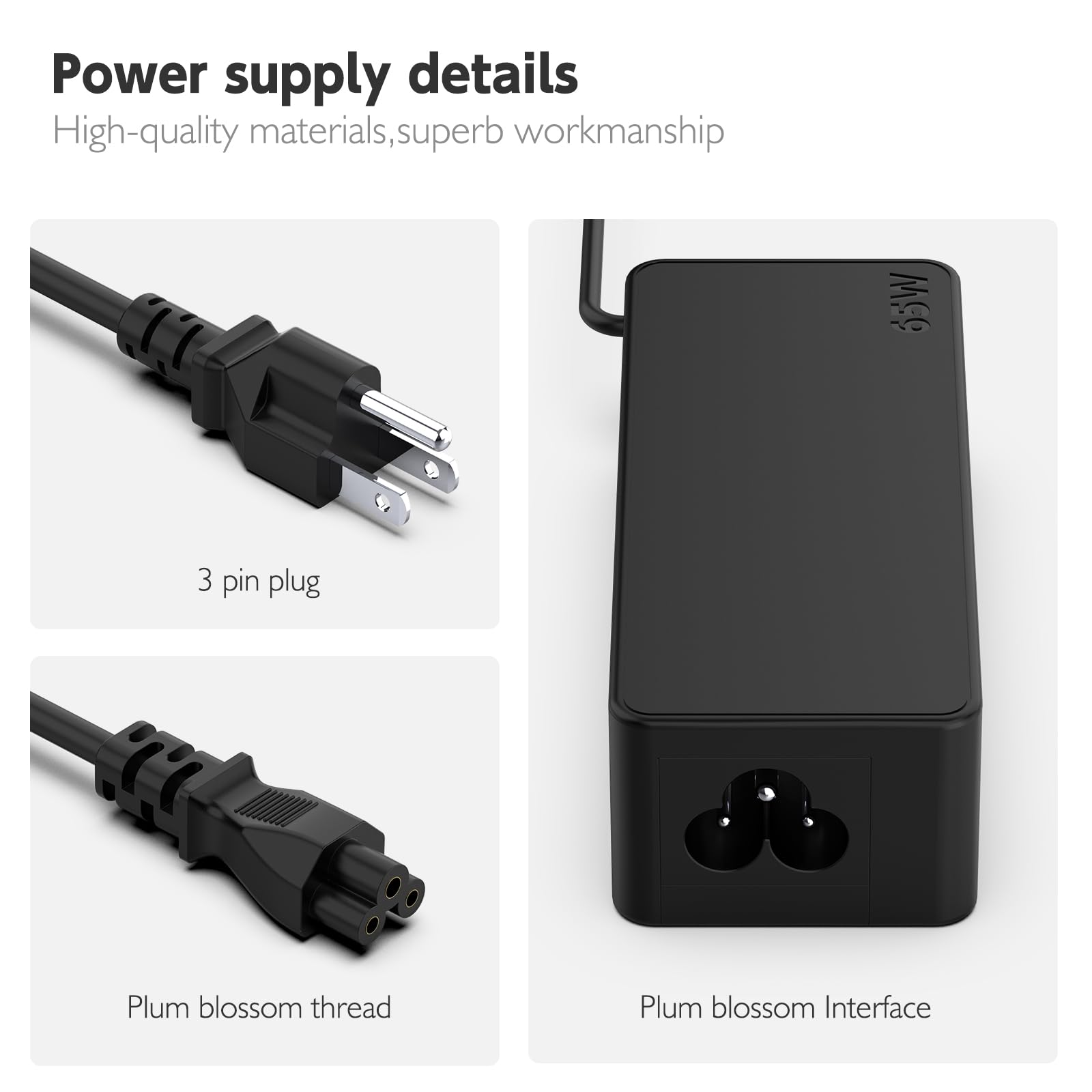 65W 45W Usb C Laptop Charger For Lenovo Yoga 720 730 920 C740 C940 C930 730S C630 S730 910 720 13Ikb 730 13Ikb Type C Ideapad Yoga Series Thinkpad Chromebook Laptop Power Adapter