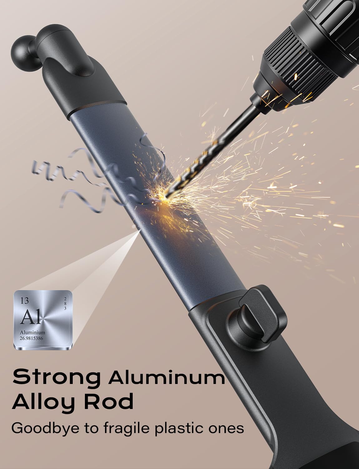 Tazeni 2 In 1 Cup Holder Cell Phone Holder Mount For Car Aluminum Alloy Rod Cup Phone Holder For Car Bottle Free Cupholder Cellp